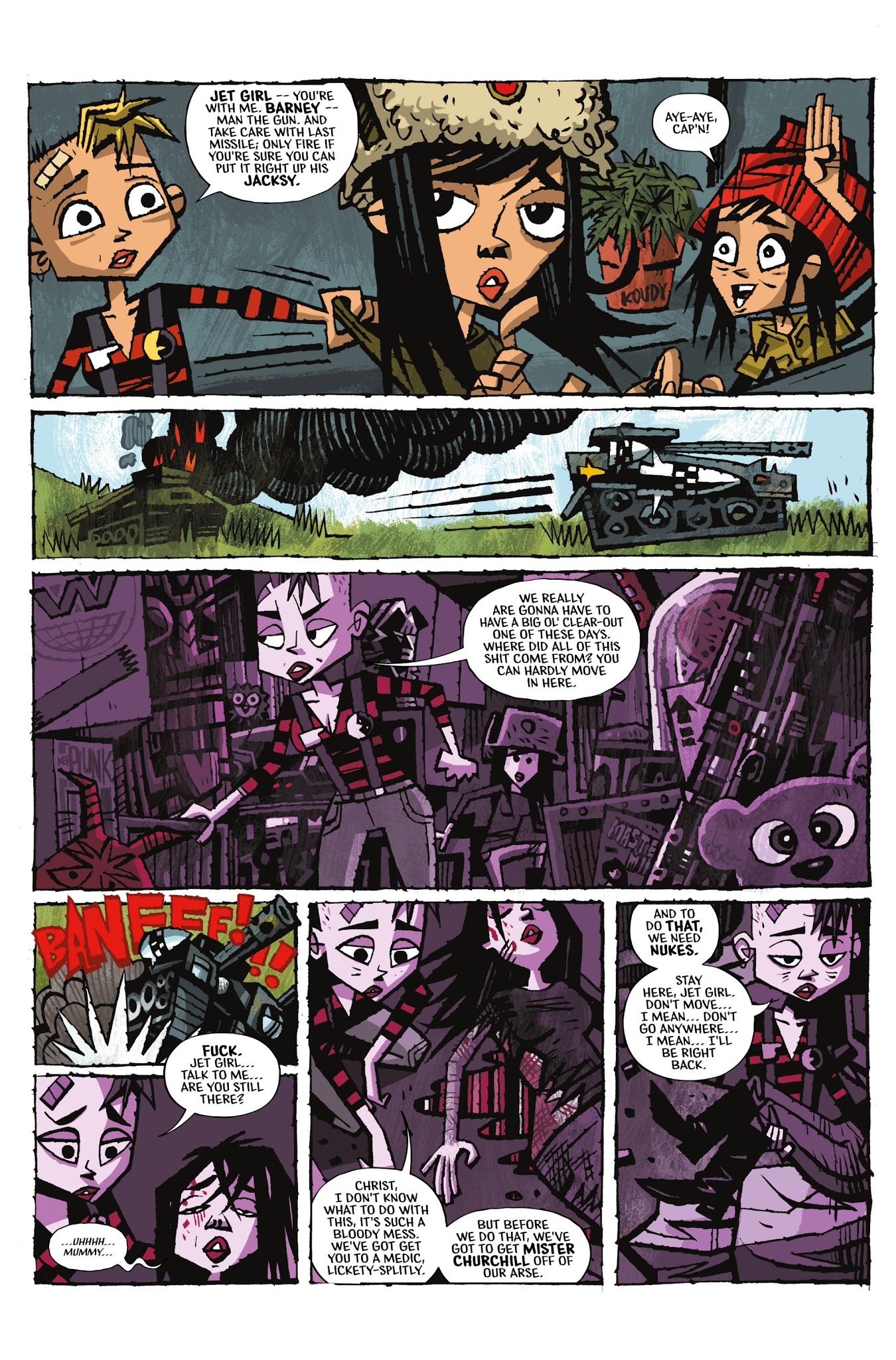 Read online Tank Girl: 21st Century Tank Girl comic -  Issue #2 - 21