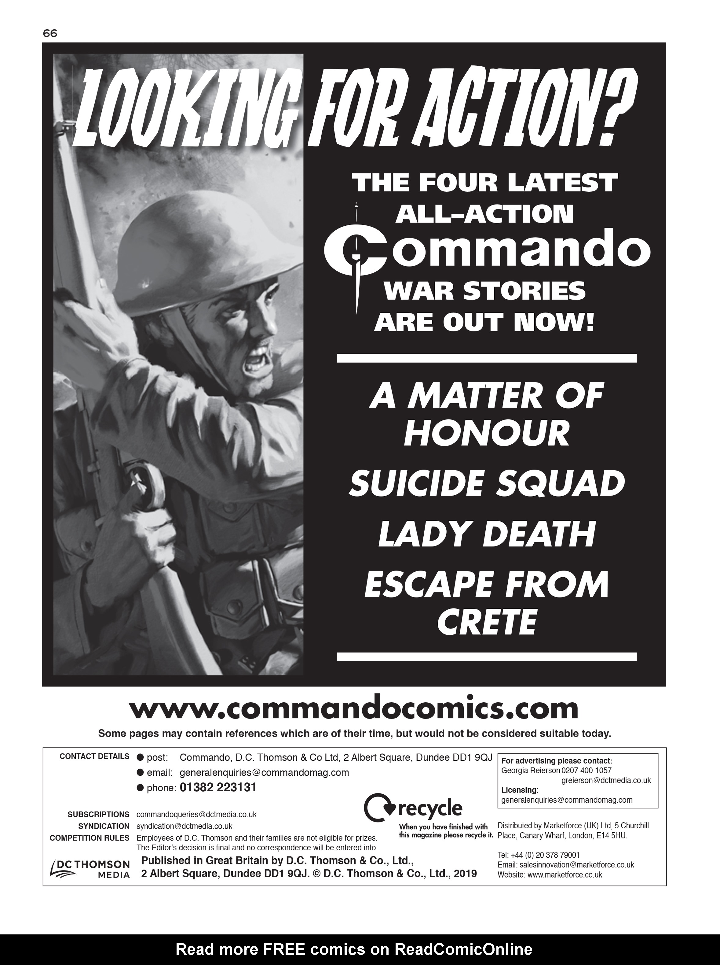 Read online Commando: For Action and Adventure comic -  Issue #5215 - 64