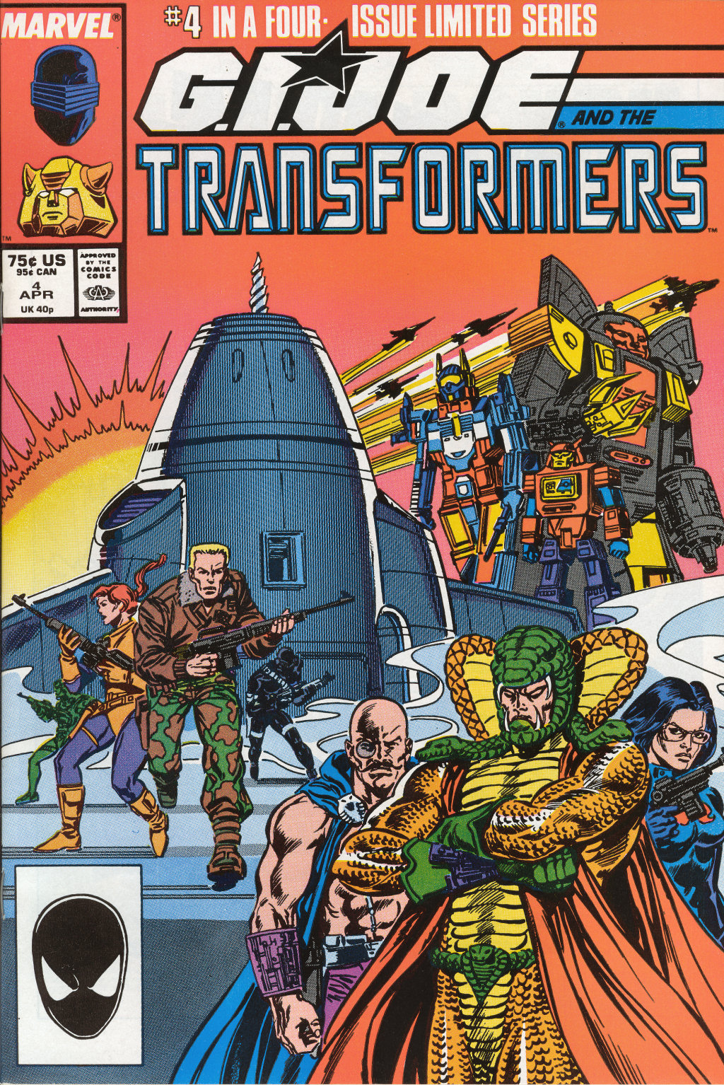 Read online G.I. Joe and The Transformers comic -  Issue #4 - 1