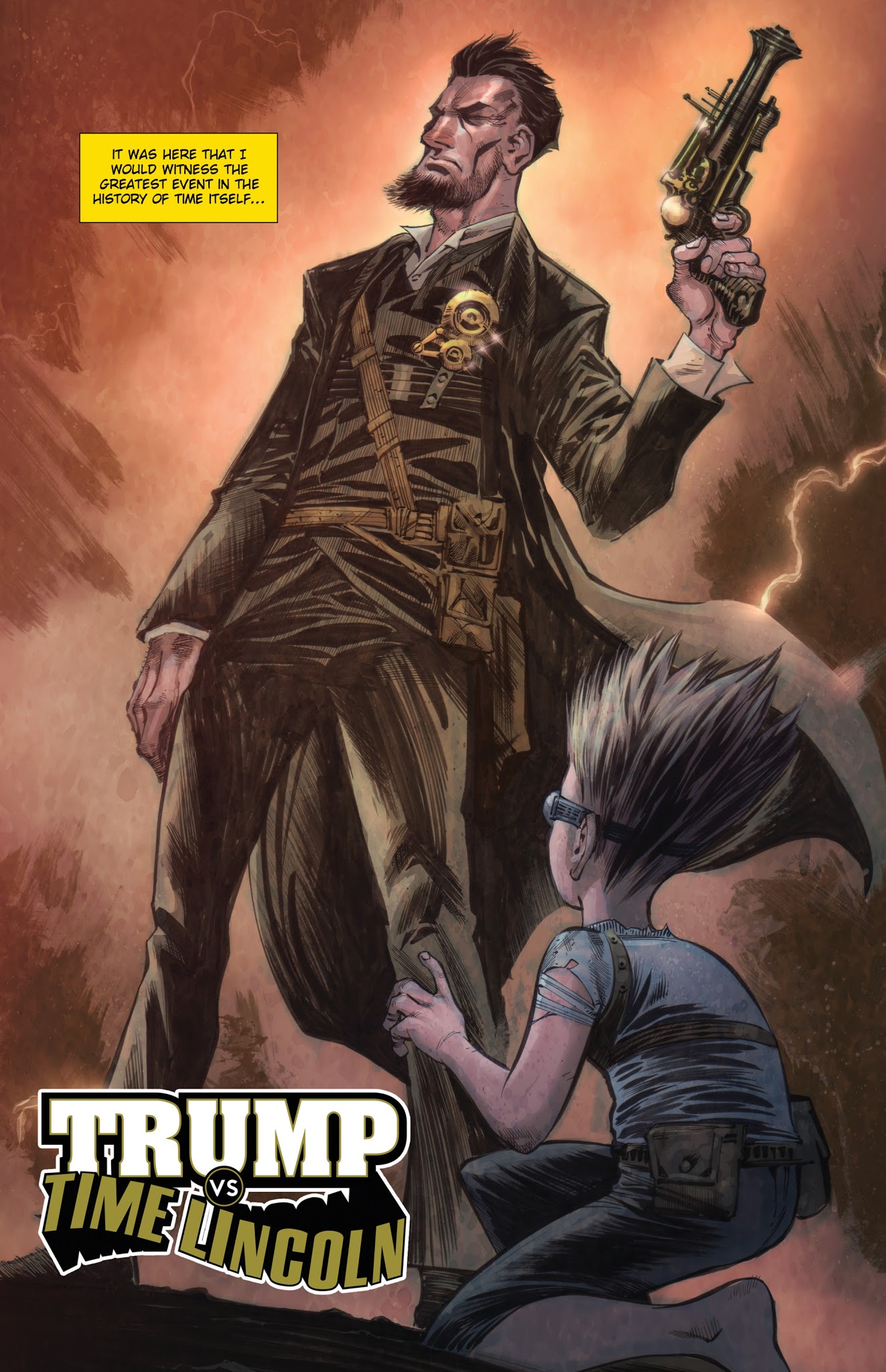 Read online Trump vs. Time Lincoln comic -  Issue # Full - 7