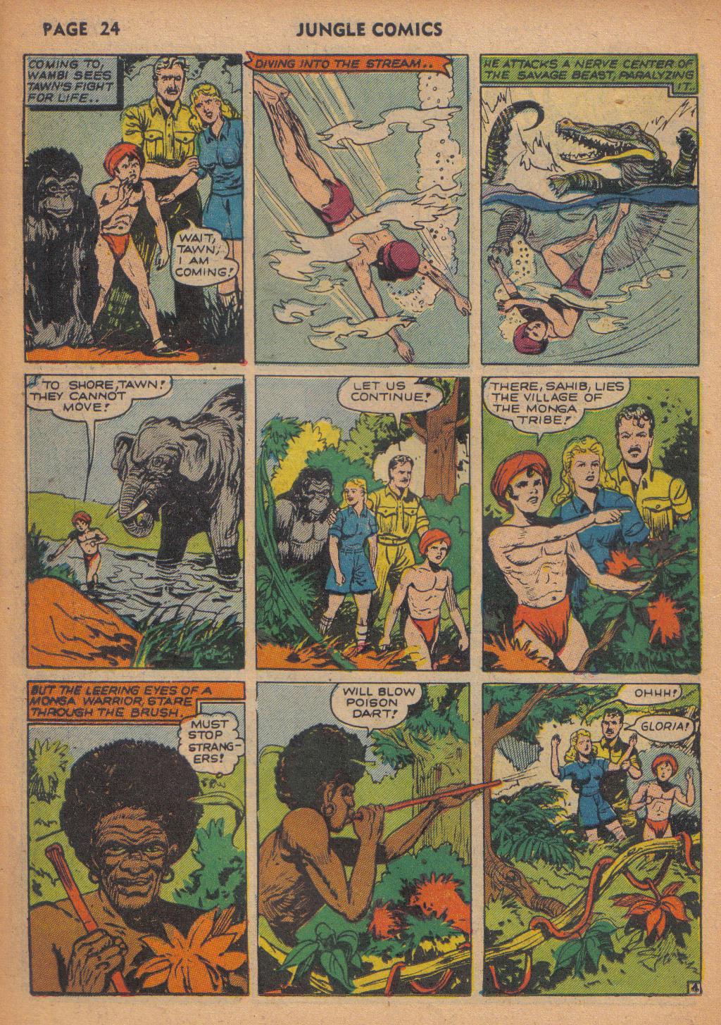 Read online Jungle Comics comic -  Issue #29 - 25