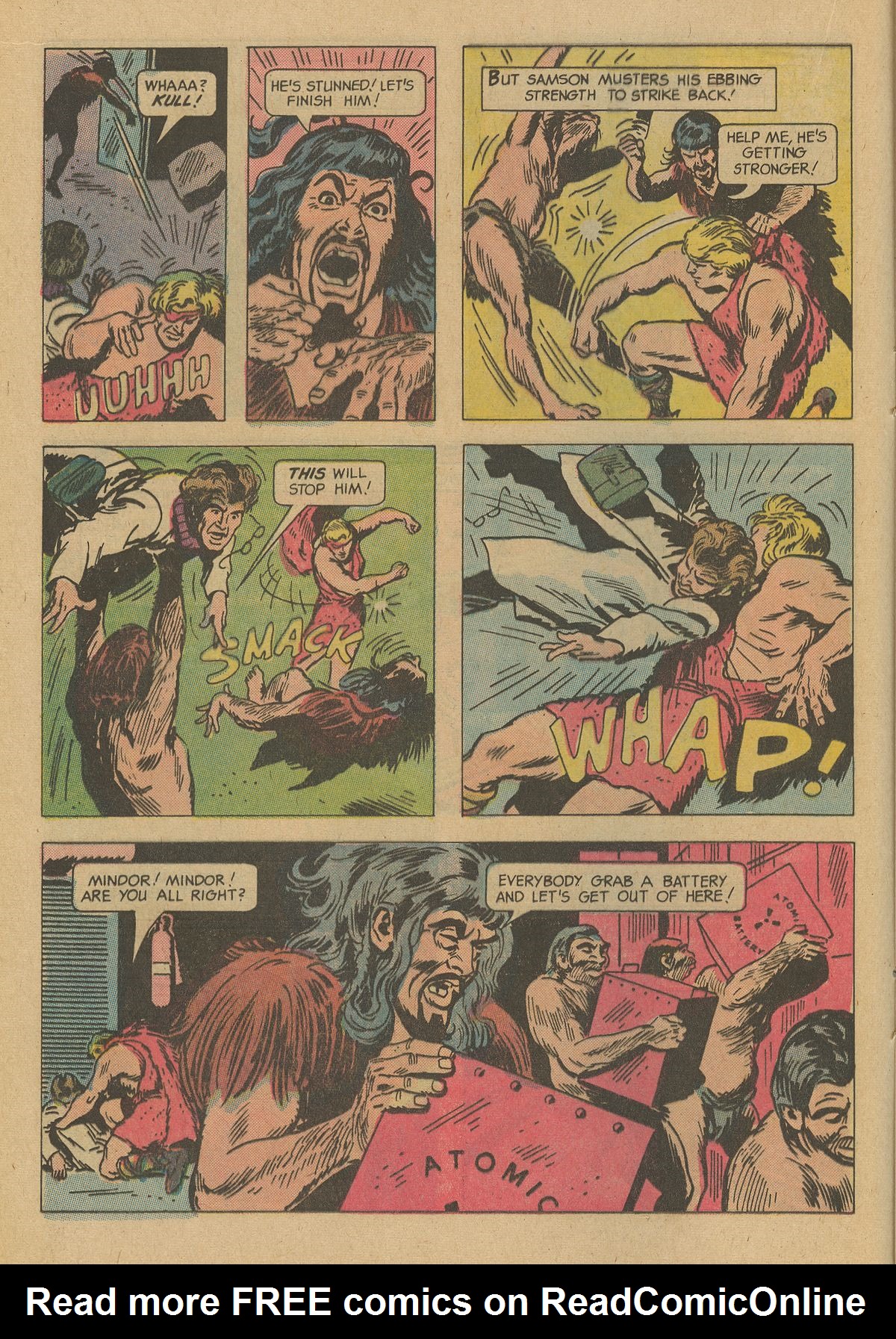 Read online Mighty Samson (1964) comic -  Issue #22 - 16