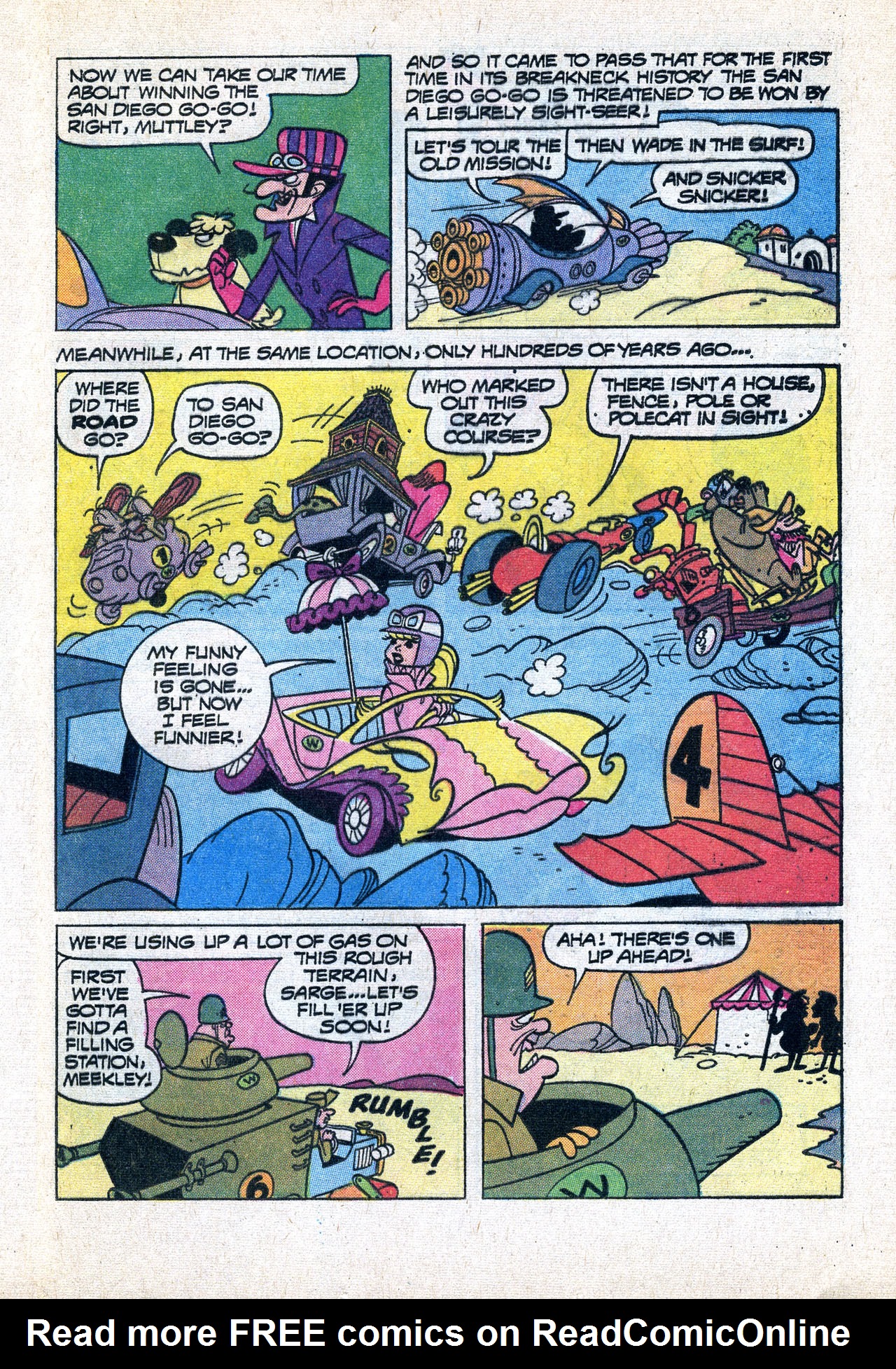 Read online Hanna-Barbera Wacky Races comic -  Issue #7 - 19