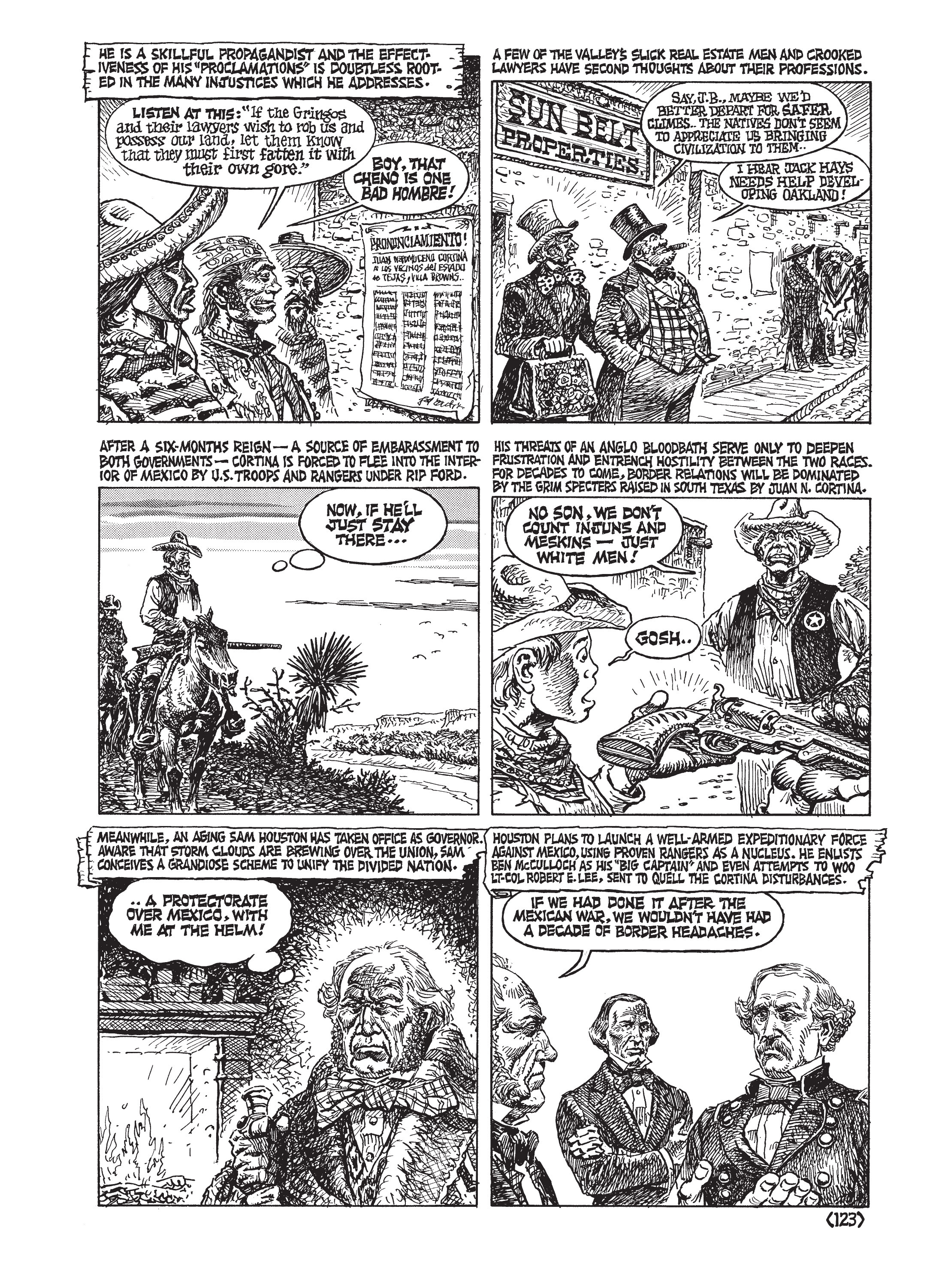Read online Jack Jackson's American History: Los Tejanos and Lost Cause comic -  Issue # TPB (Part 2) - 27