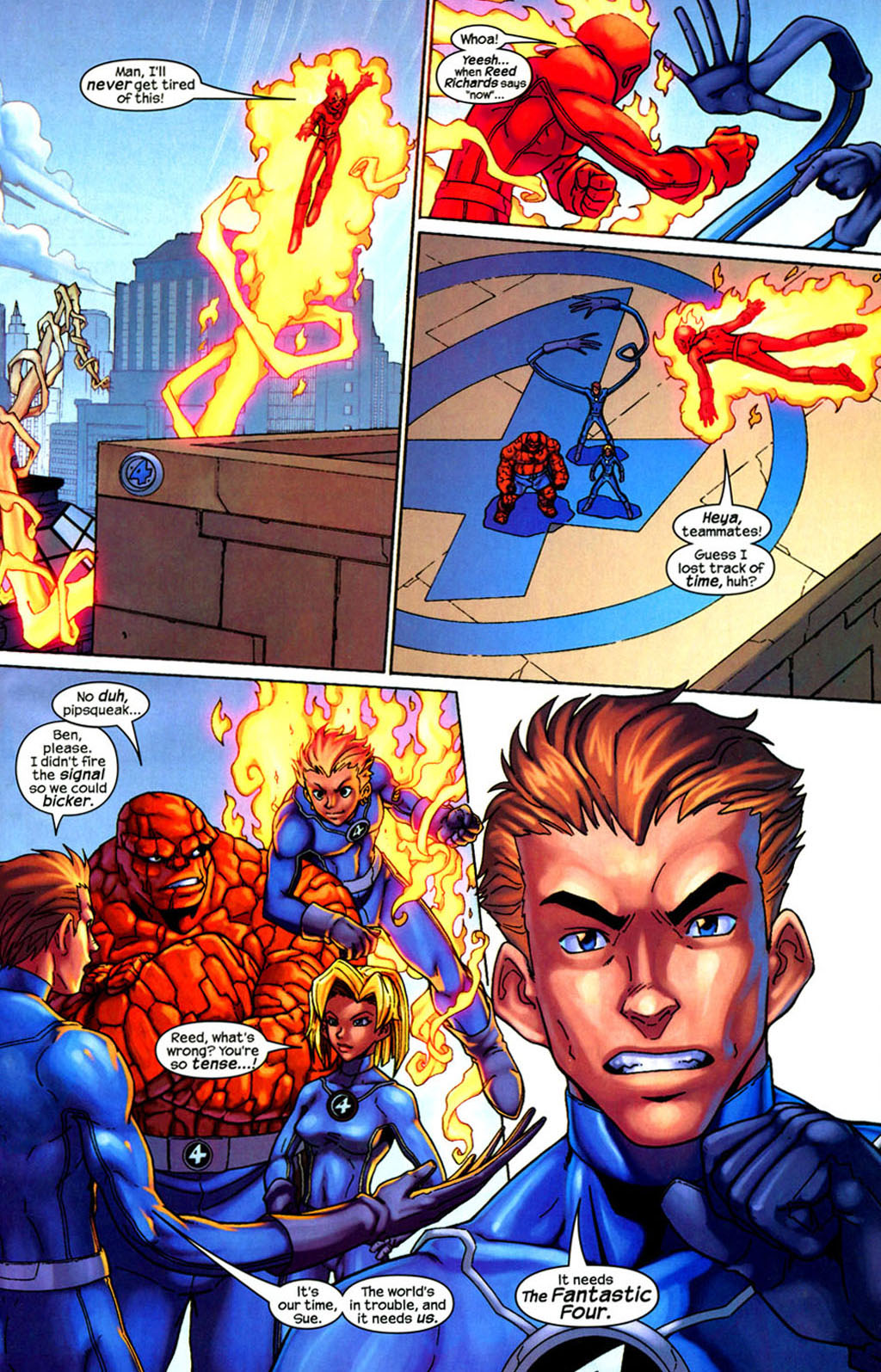 Read online Marvel Age Fantastic Four comic -  Issue #1 - 6