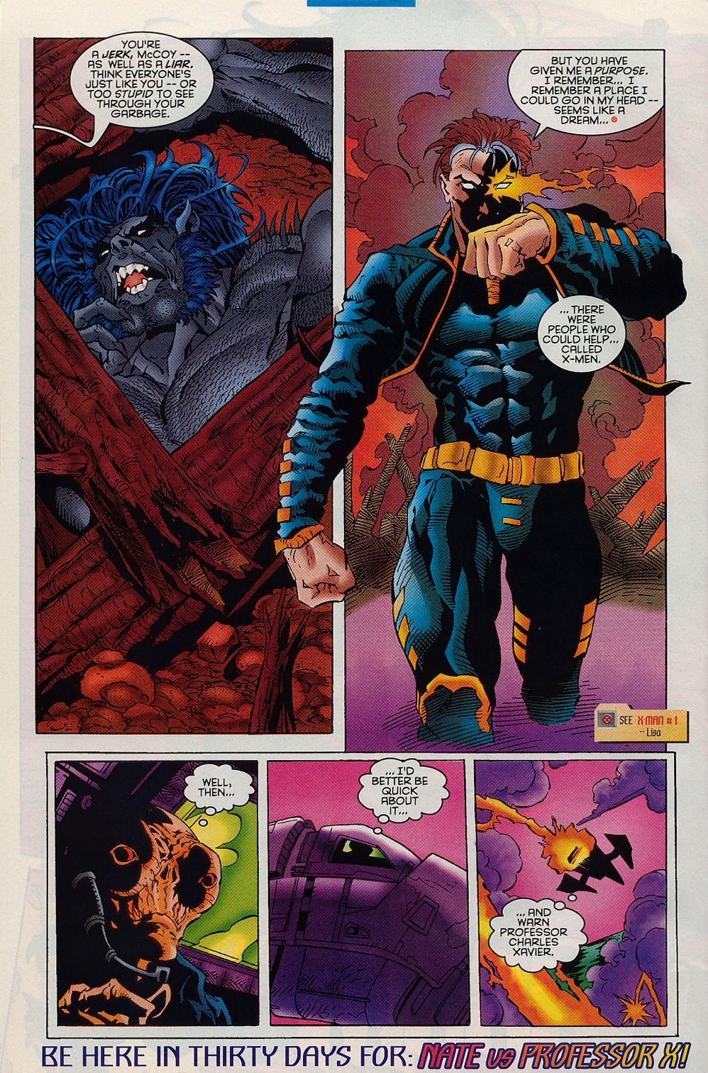 Read online X-Man comic -  Issue #9 - 16