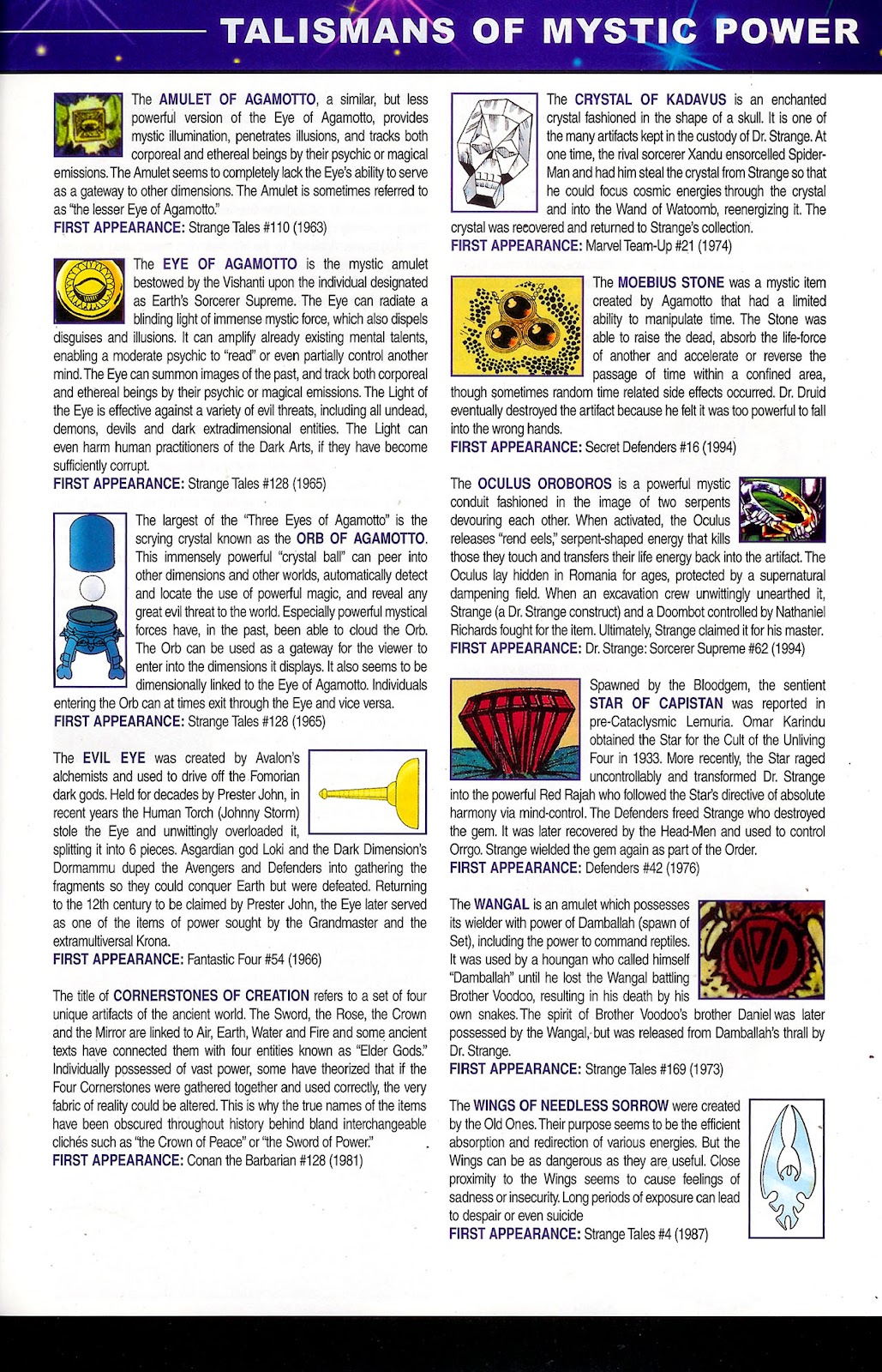Official Handbook of the Marvel Universe: Mystic Arcana - The Book of Marvel Magic issue Full - Page 53