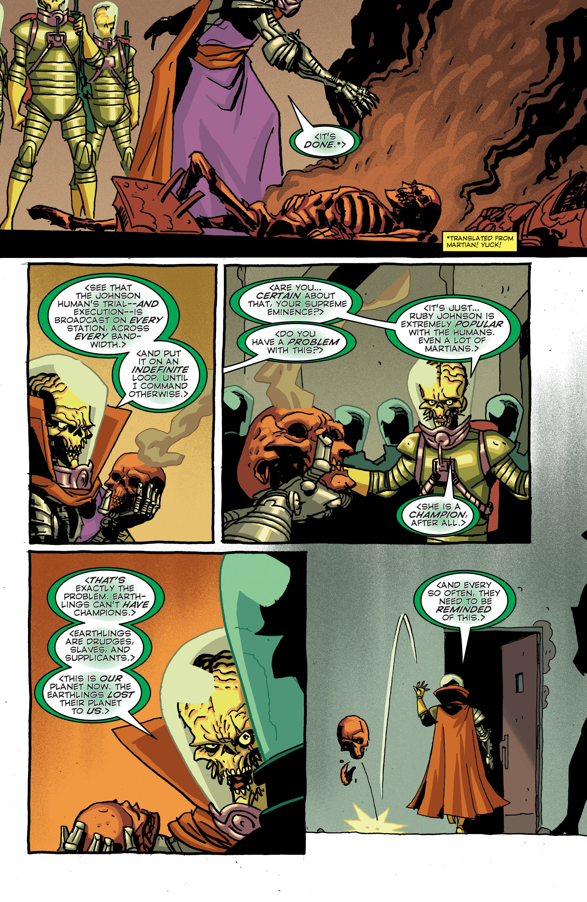 Read online Mars Attacks: Occupation comic -  Issue #4 - 7