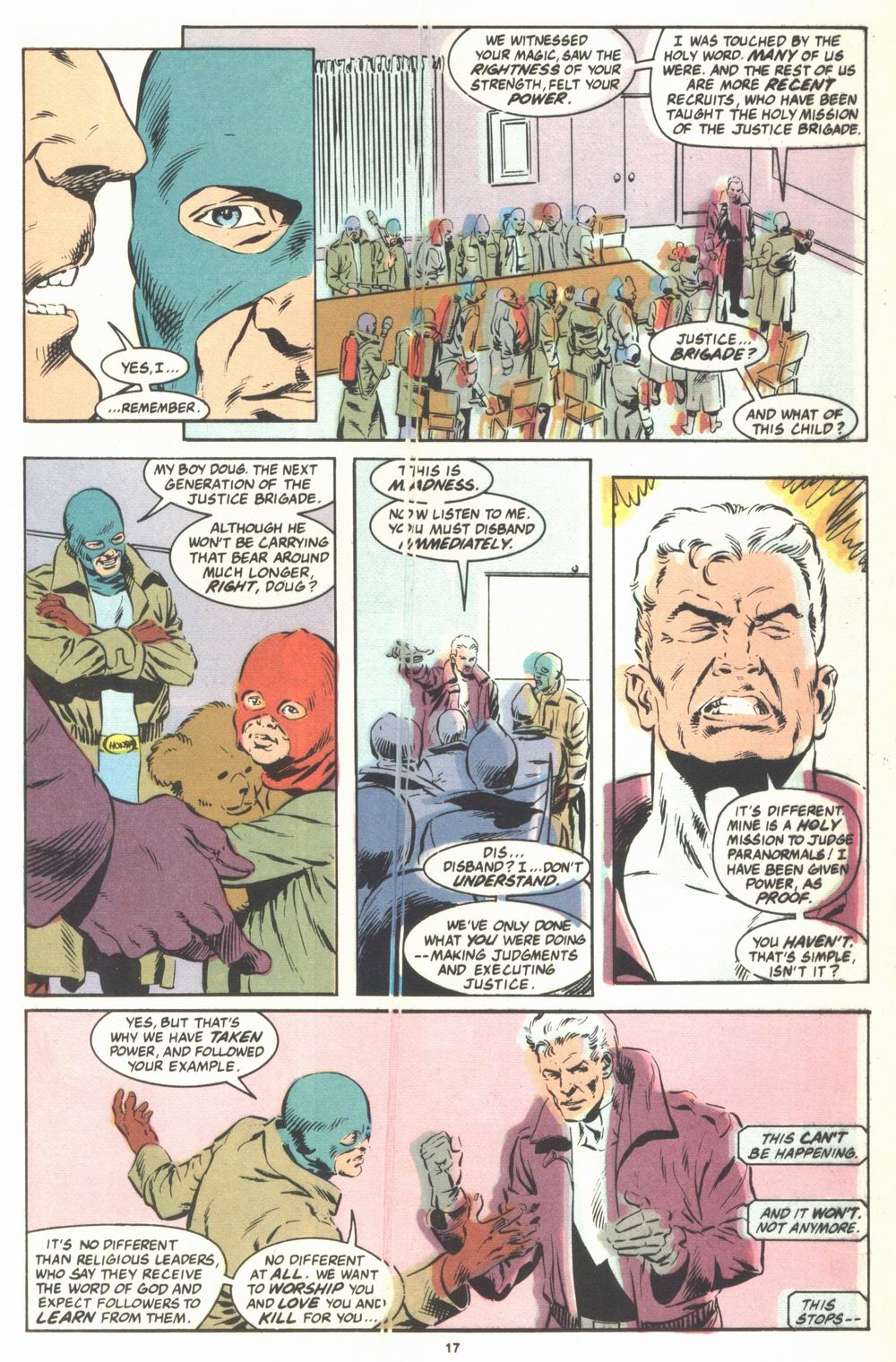 Read online Justice (1986) comic -  Issue #23 - 19