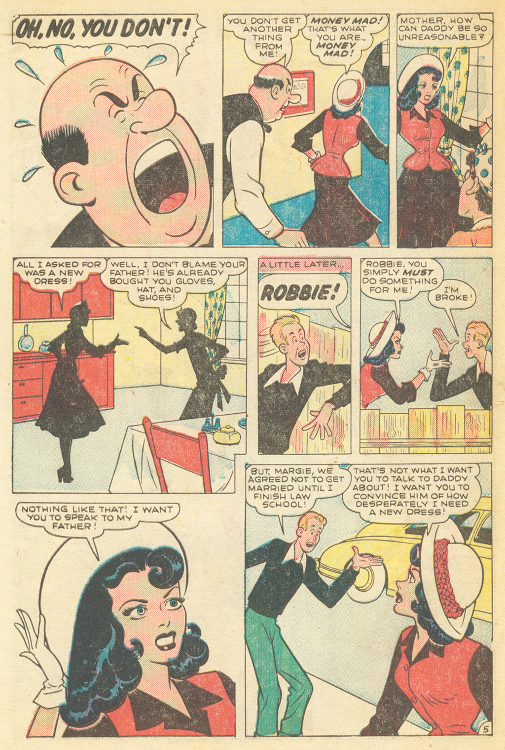 Read online Margie Comics comic -  Issue #45 - 47