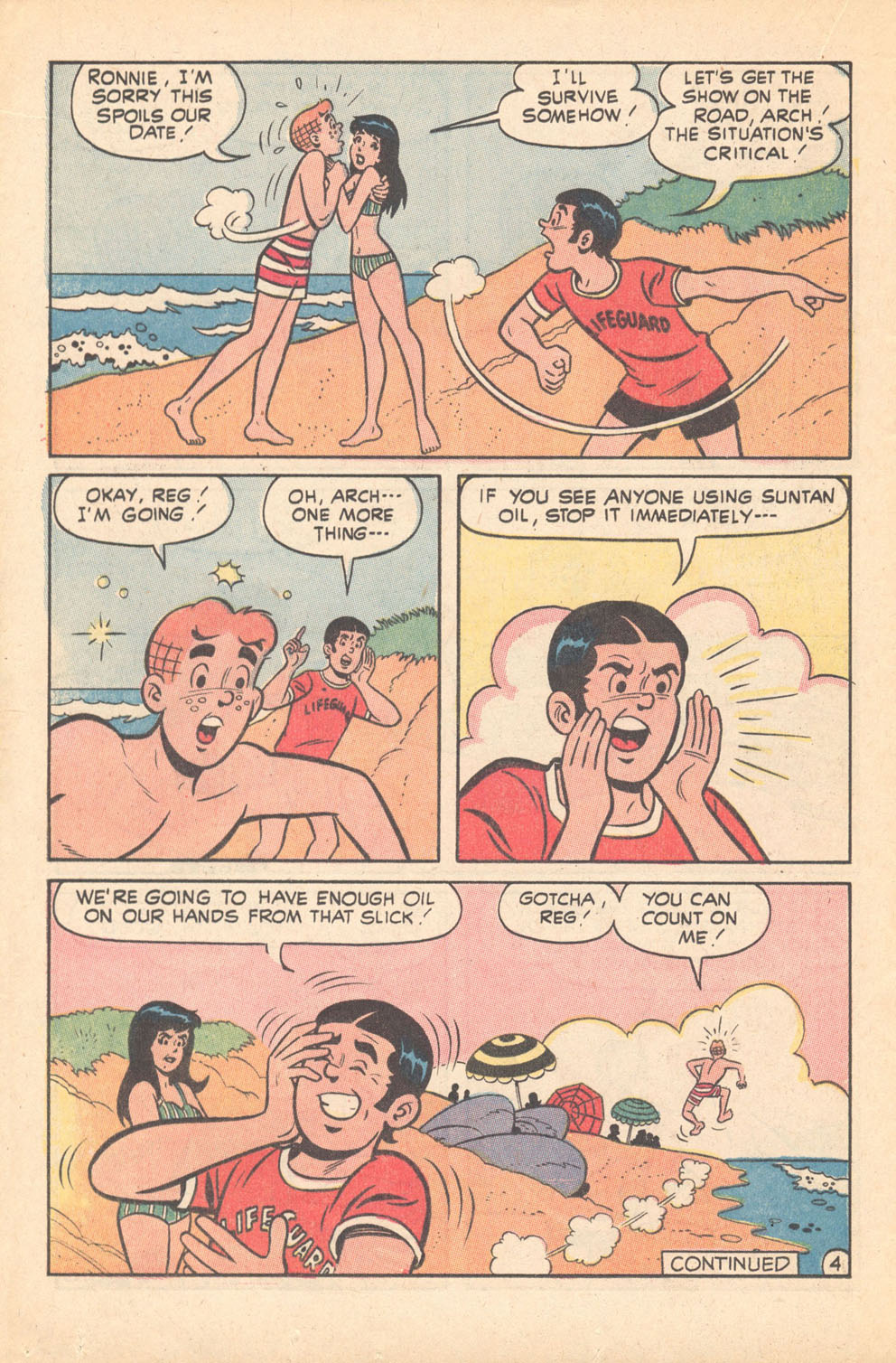 Read online Reggie and Me (1966) comic -  Issue #52 - 16