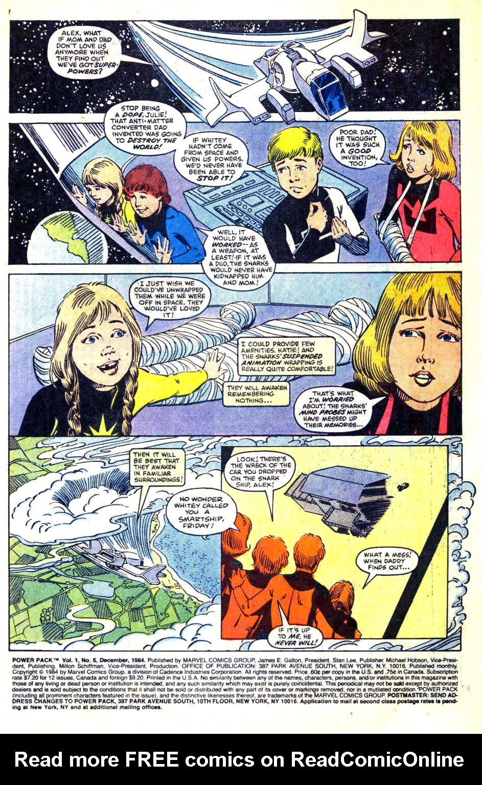 Read online Power Pack (1984) comic -  Issue #5 - 2