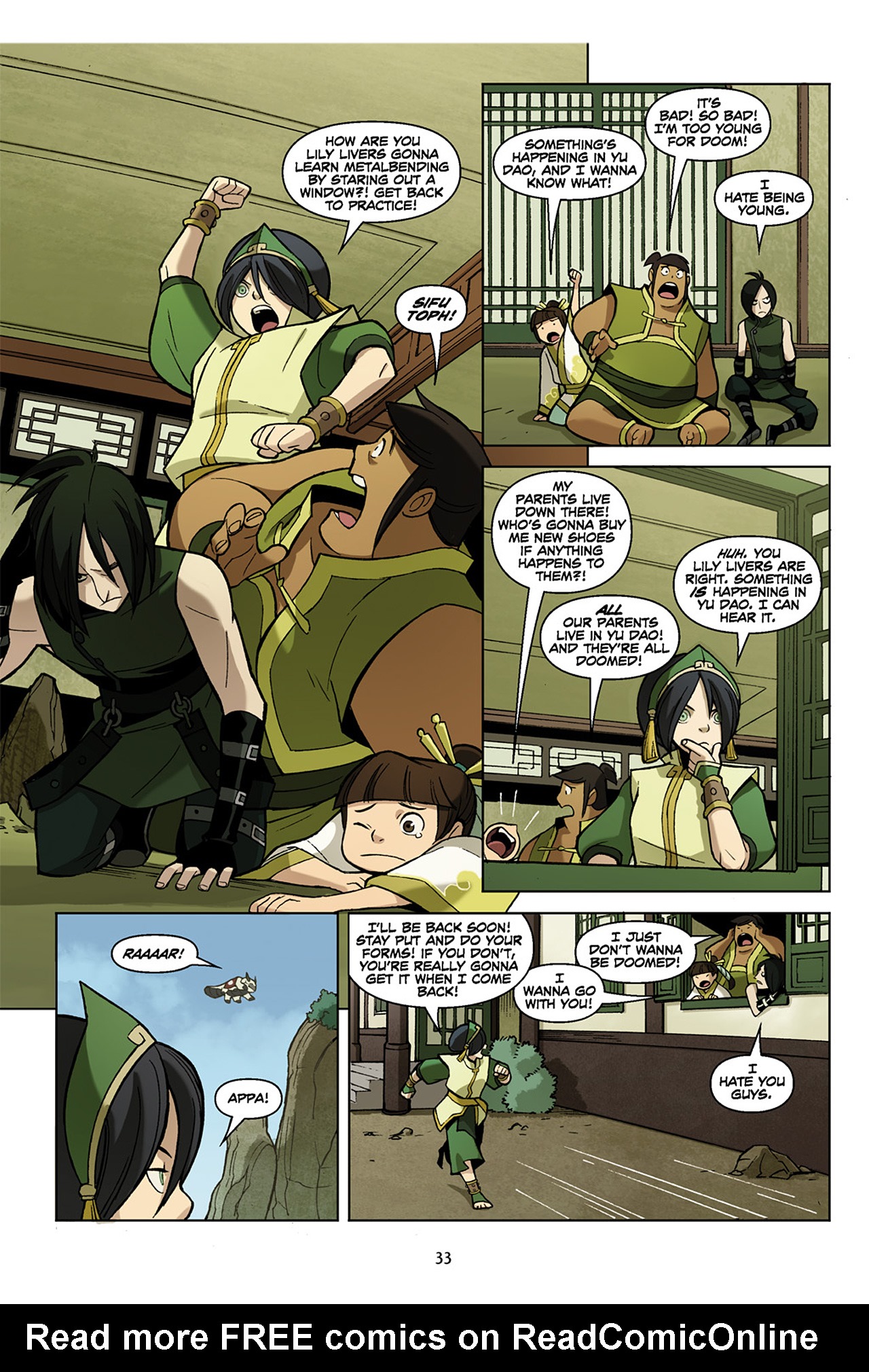 Read online Nickelodeon Avatar: The Last Airbender - The Promise comic -  Issue # Part 1 - 34