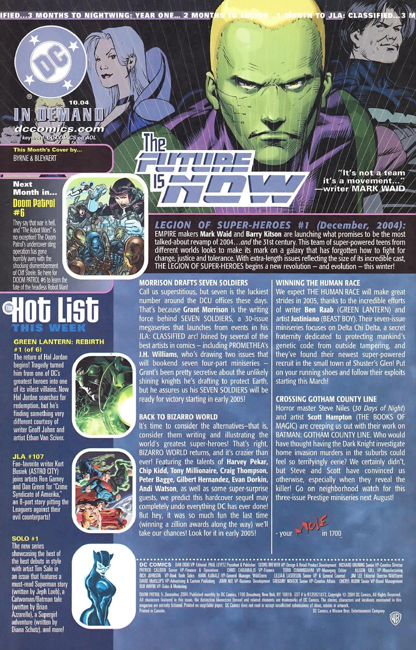 Read online Doom Patrol (2004) comic -  Issue #5 - 35