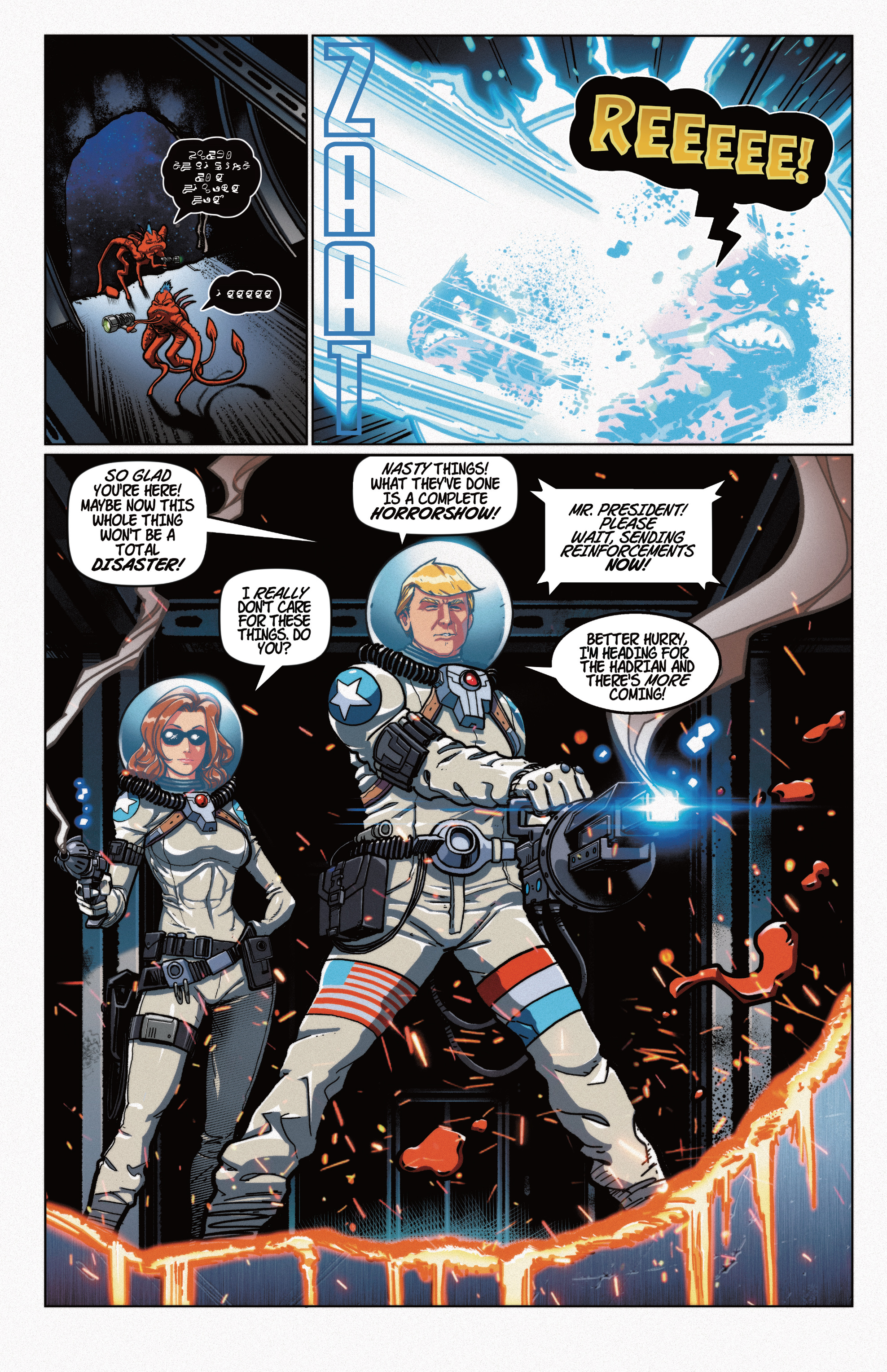 Read online Trump's Space Force comic -  Issue # Full - 29