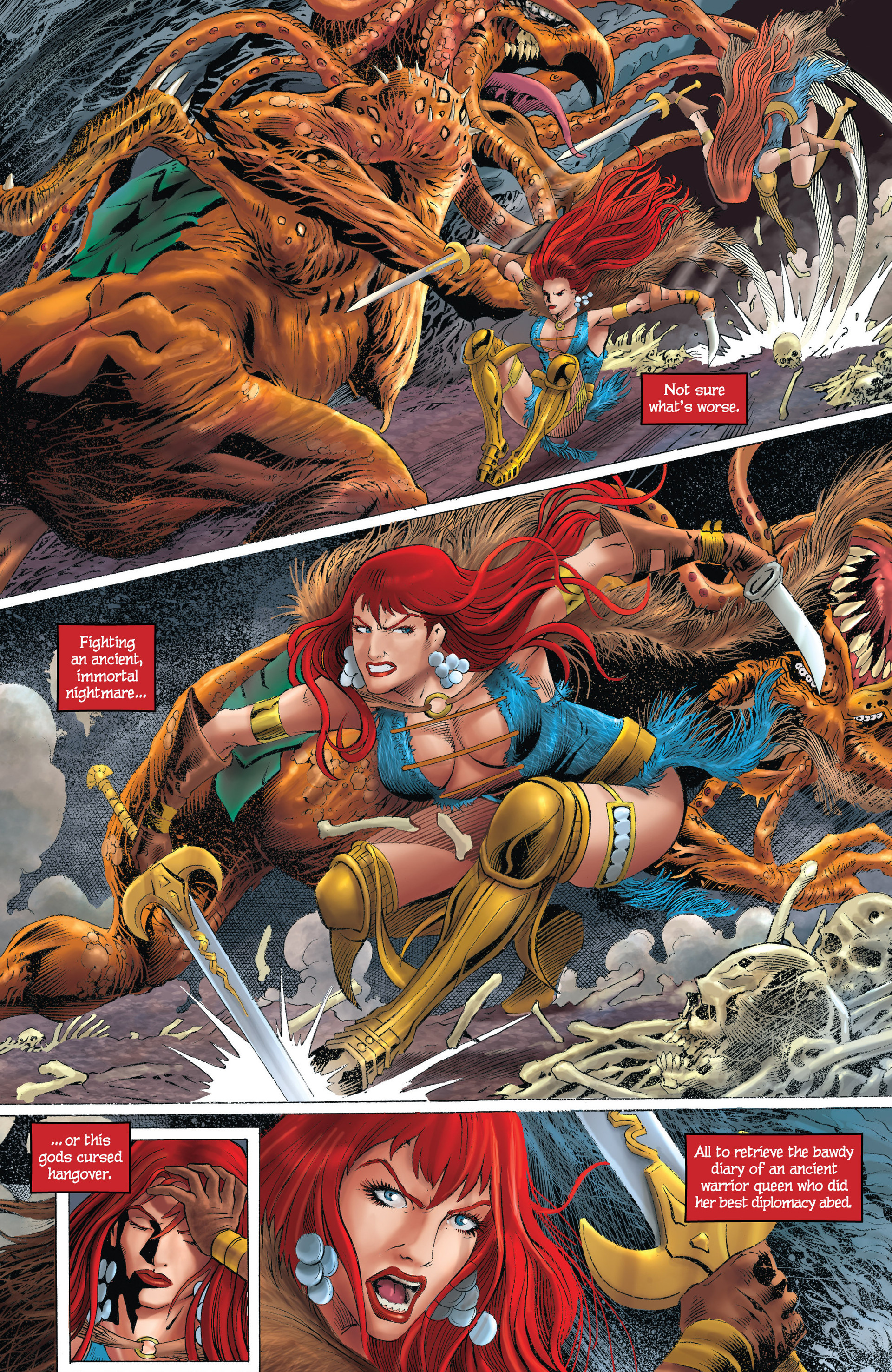 Read online Red Sonja: Unchained comic -  Issue #2 - 4
