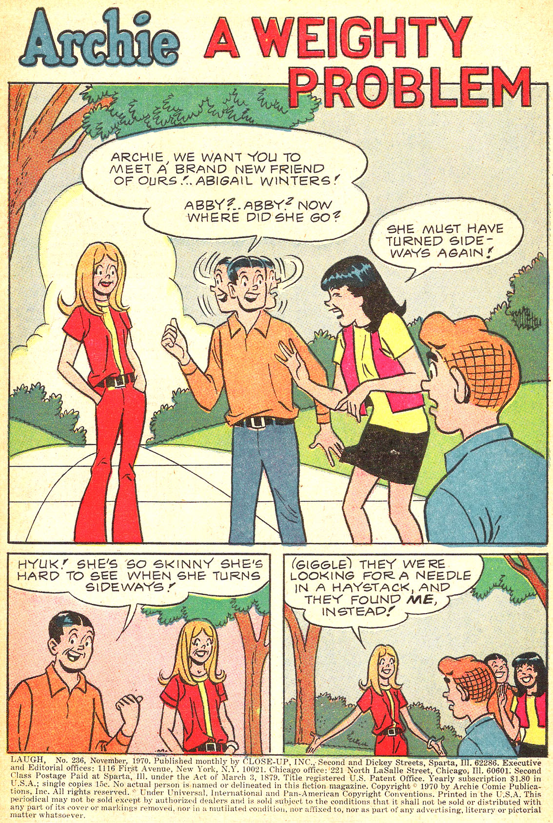 Read online Laugh (Comics) comic -  Issue #236 - 3
