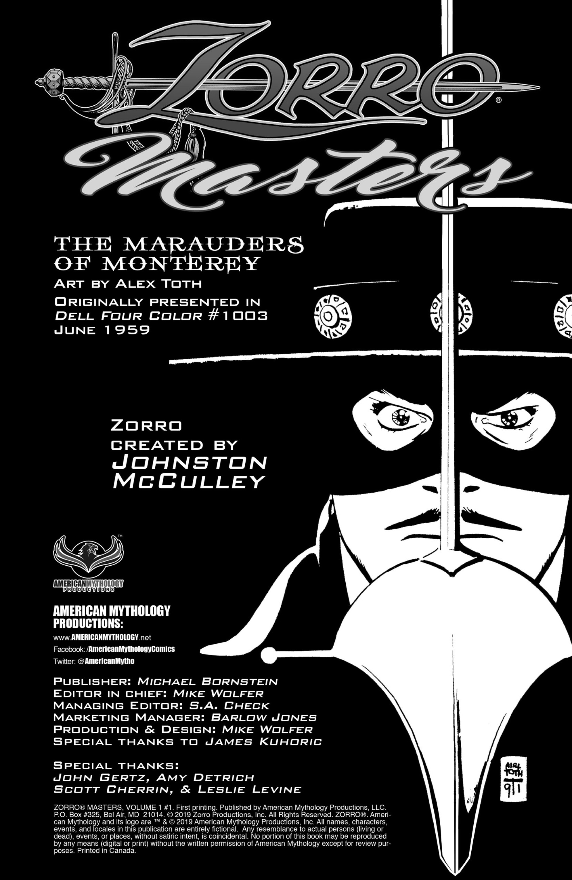 Read online Zorro Masters: Alex Toth comic -  Issue # Full - 2
