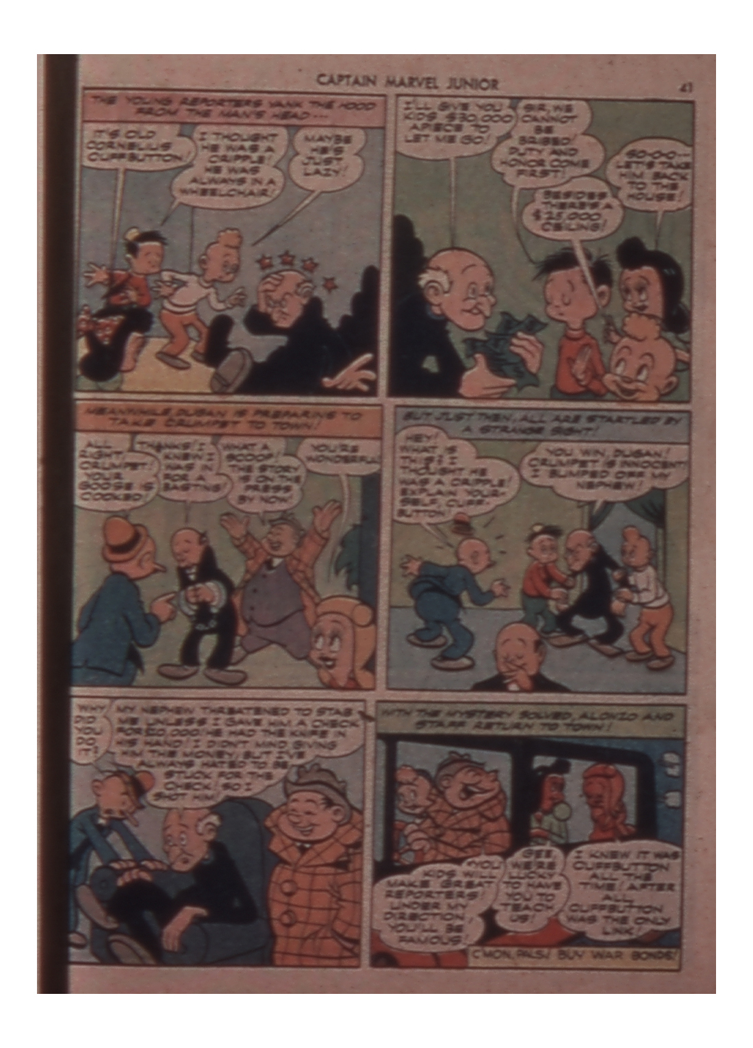 Read online Captain Marvel, Jr. comic -  Issue #7 - 41