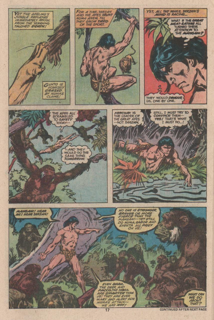Read online Tarzan (1977) comic -  Issue #12 - 12