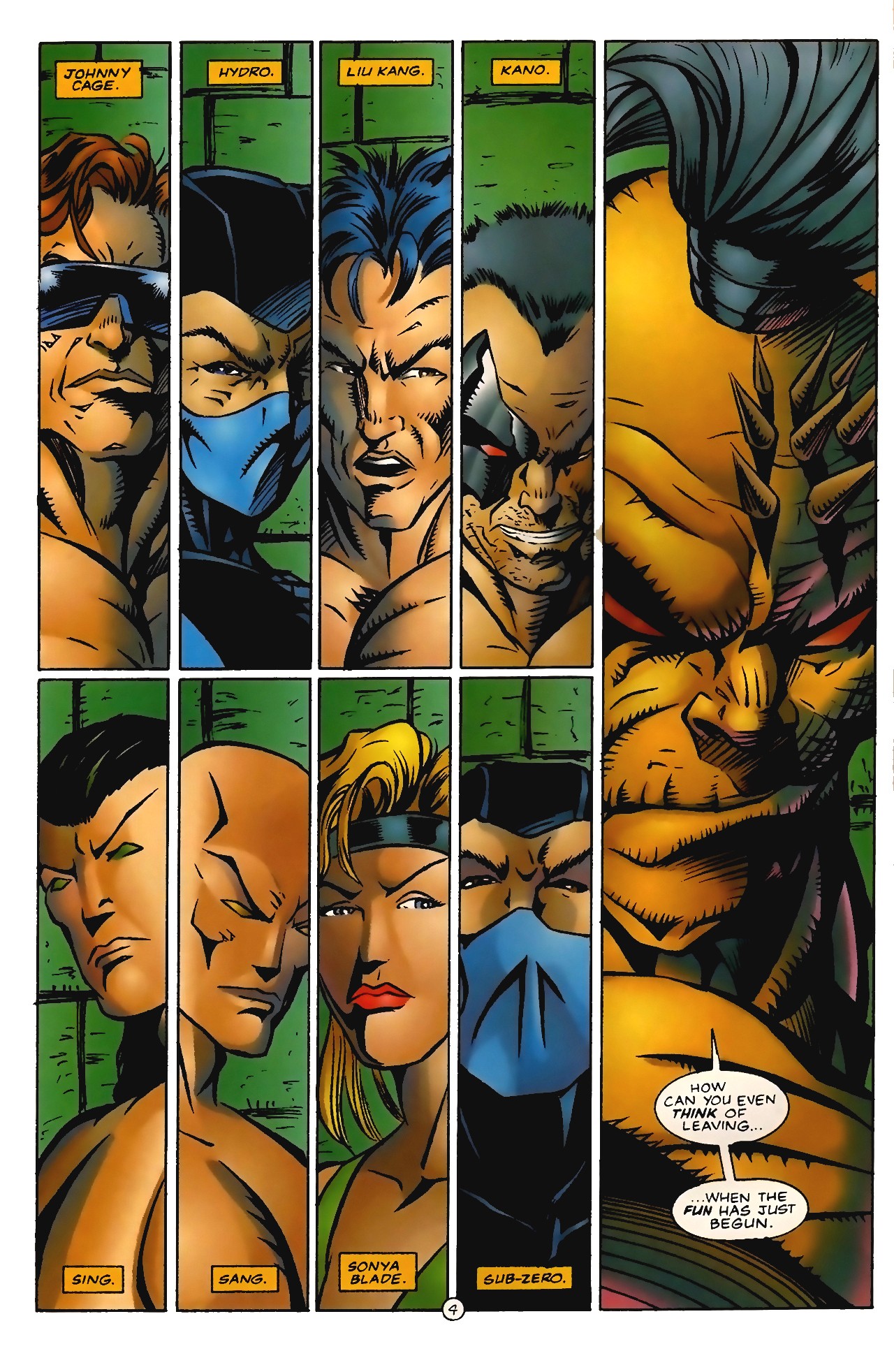 Read online Mortal Kombat (1994) comic -  Issue #3 - 5