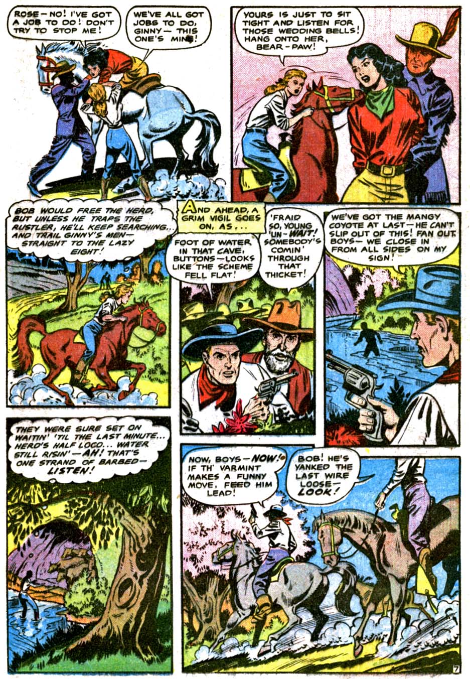 Read online Cowgirl Romances (1950) comic -  Issue #3 - 28