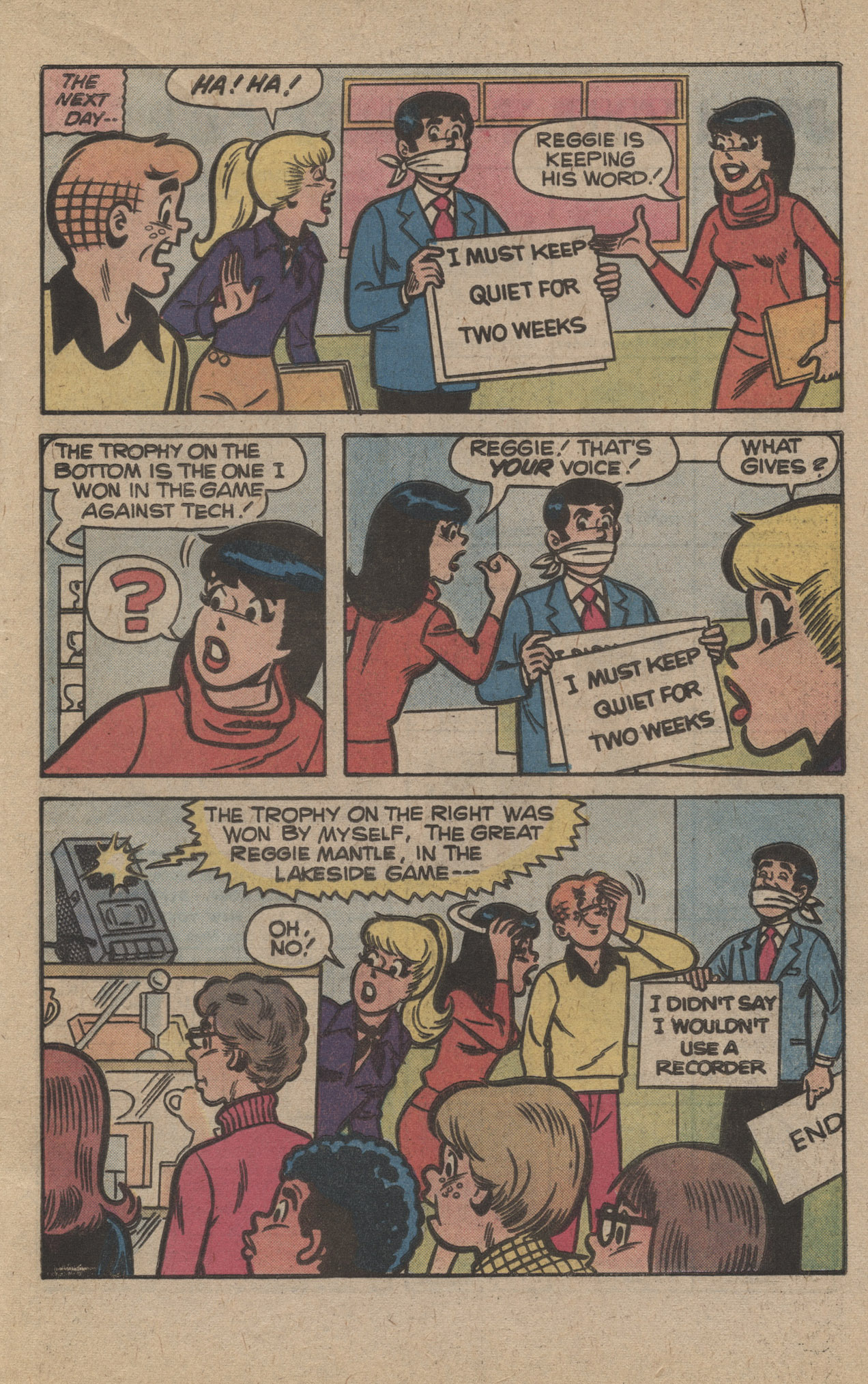 Read online Reggie and Me (1966) comic -  Issue #111 - 33