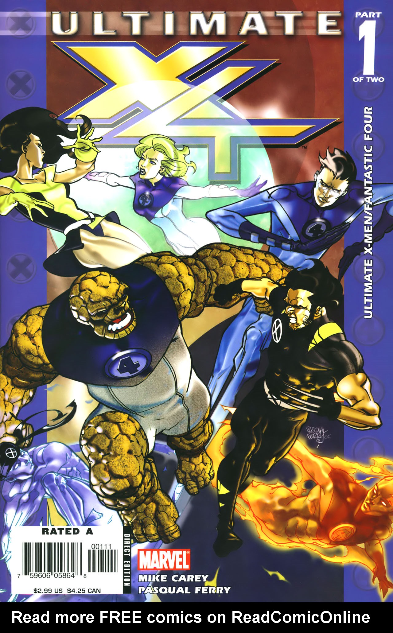 Read online Ultimate X-Men/Fantastic Four comic -  Issue # Full - 1