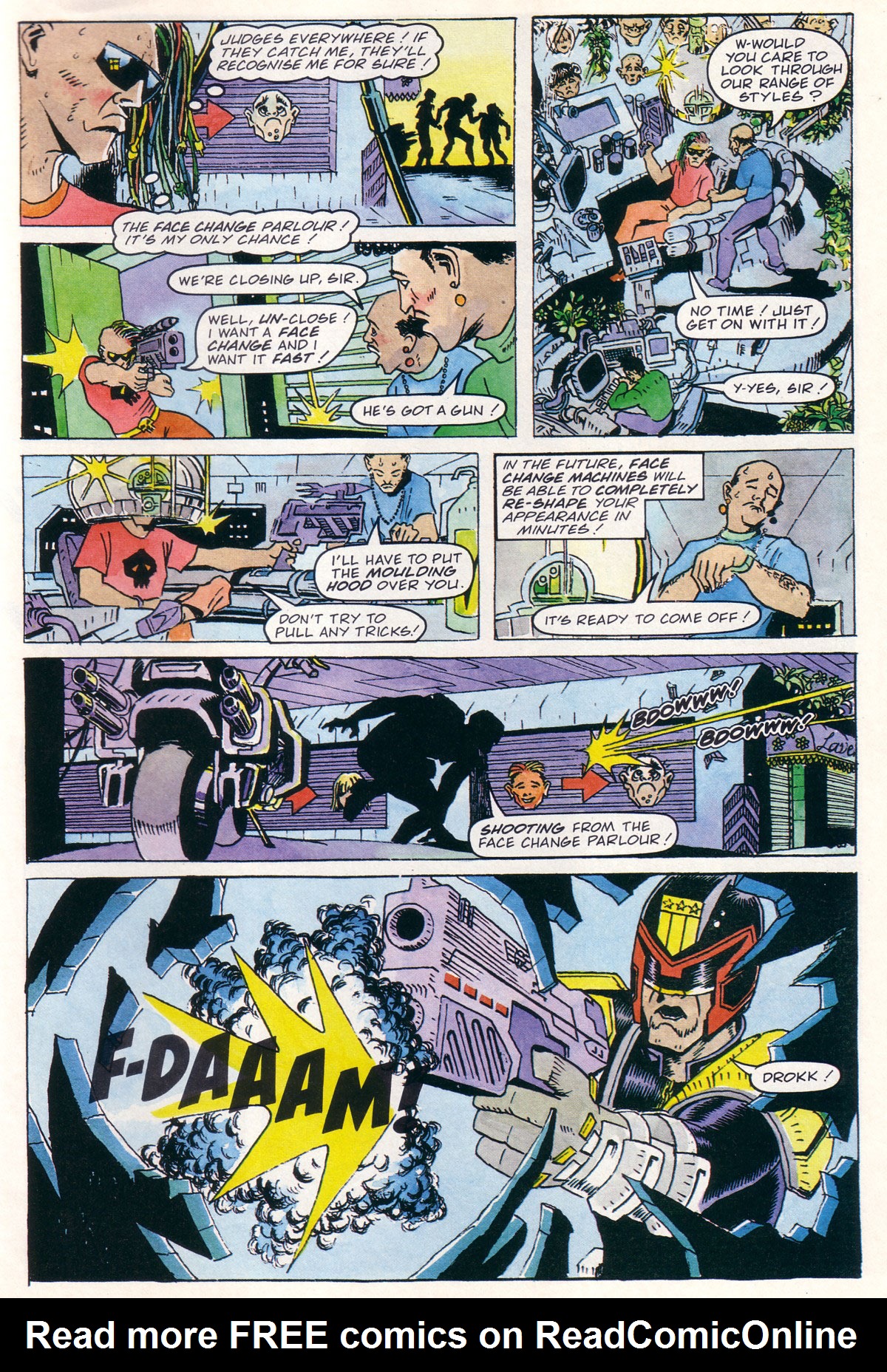 Read online Judge Dredd Lawman of the Future comic -  Issue #1 - 7