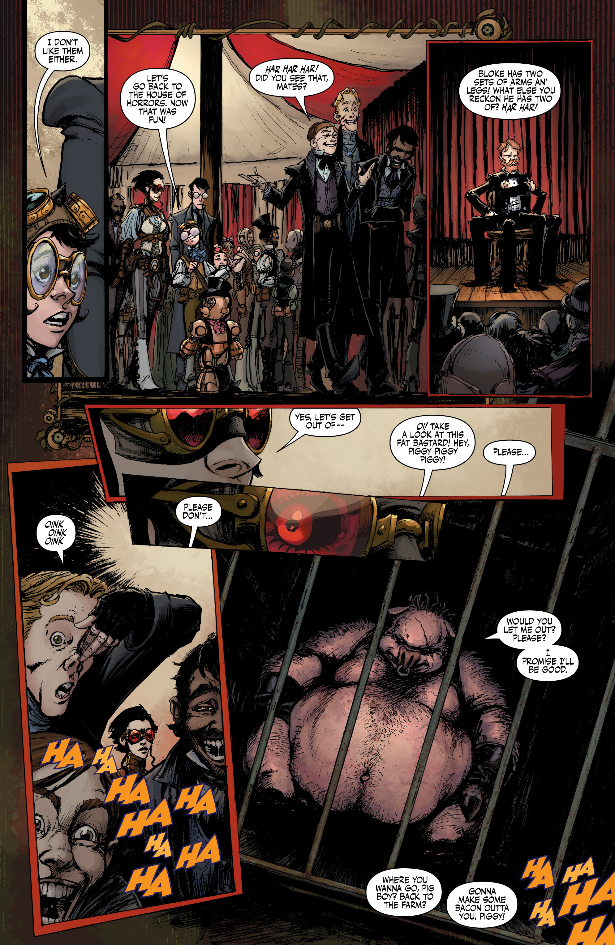 Read online Lady Mechanika: The Monster of The Ministry of Hell comic -  Issue #3 - 4