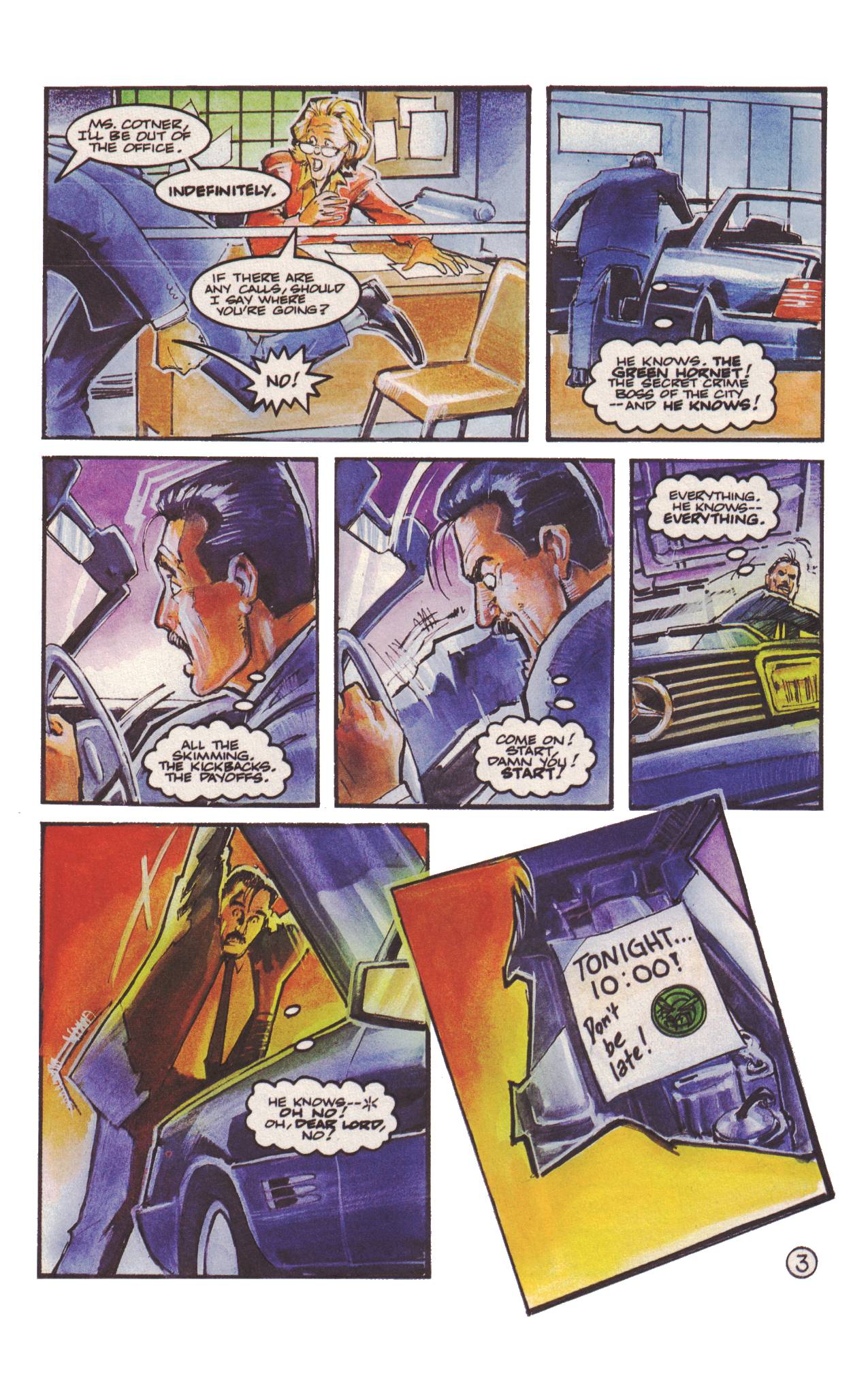 Read online Tales of the Green Hornet (1990) comic -  Issue #1 - 4