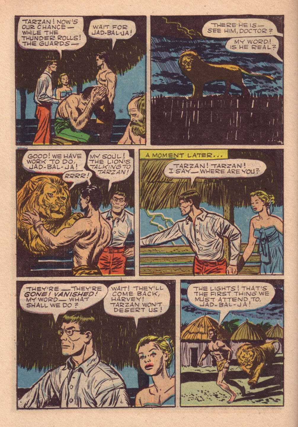 Read online Tarzan (1948) comic -  Issue #25 - 38