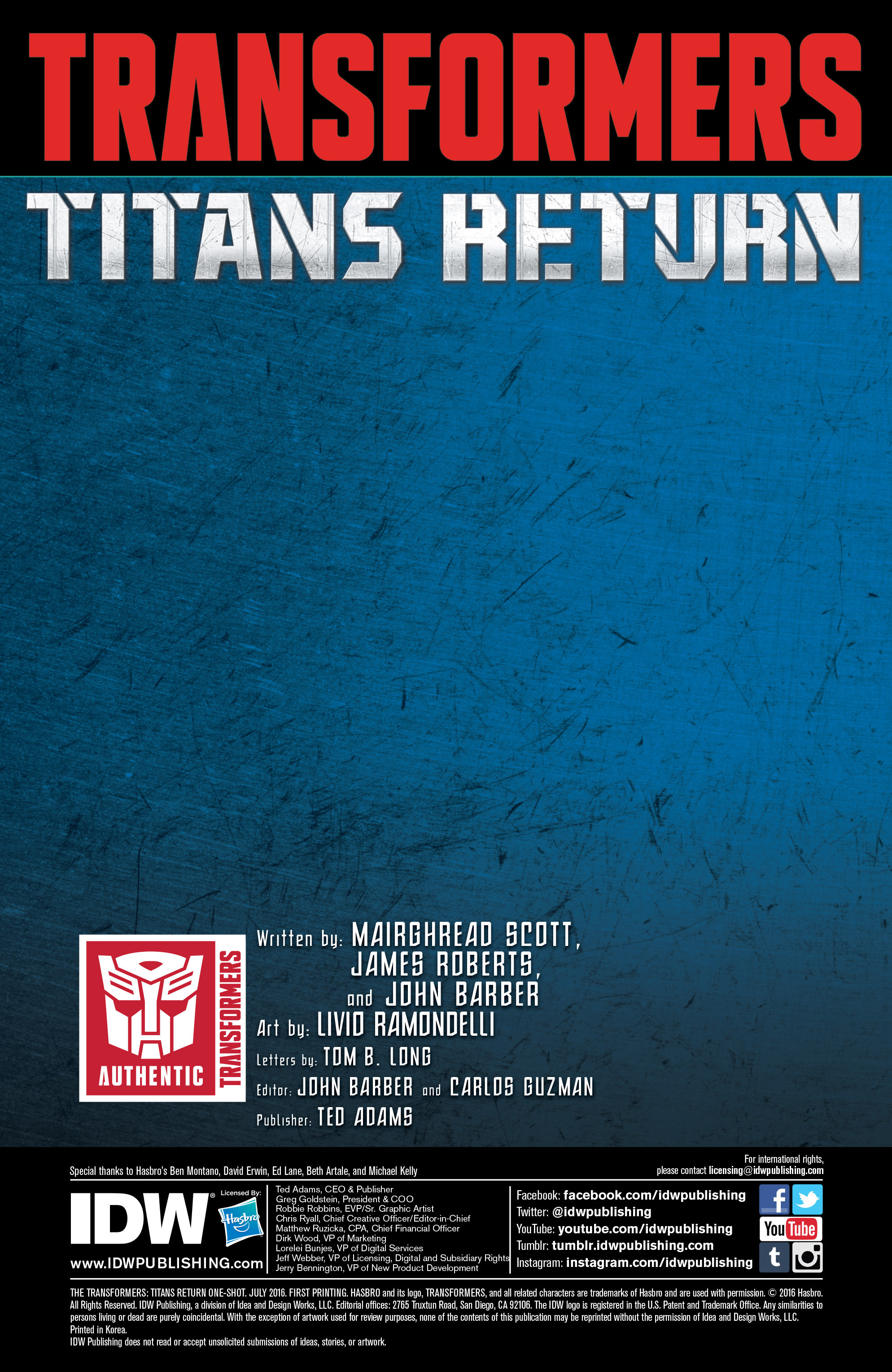 Read online The Transformers: Titans Return comic -  Issue # Full - 2
