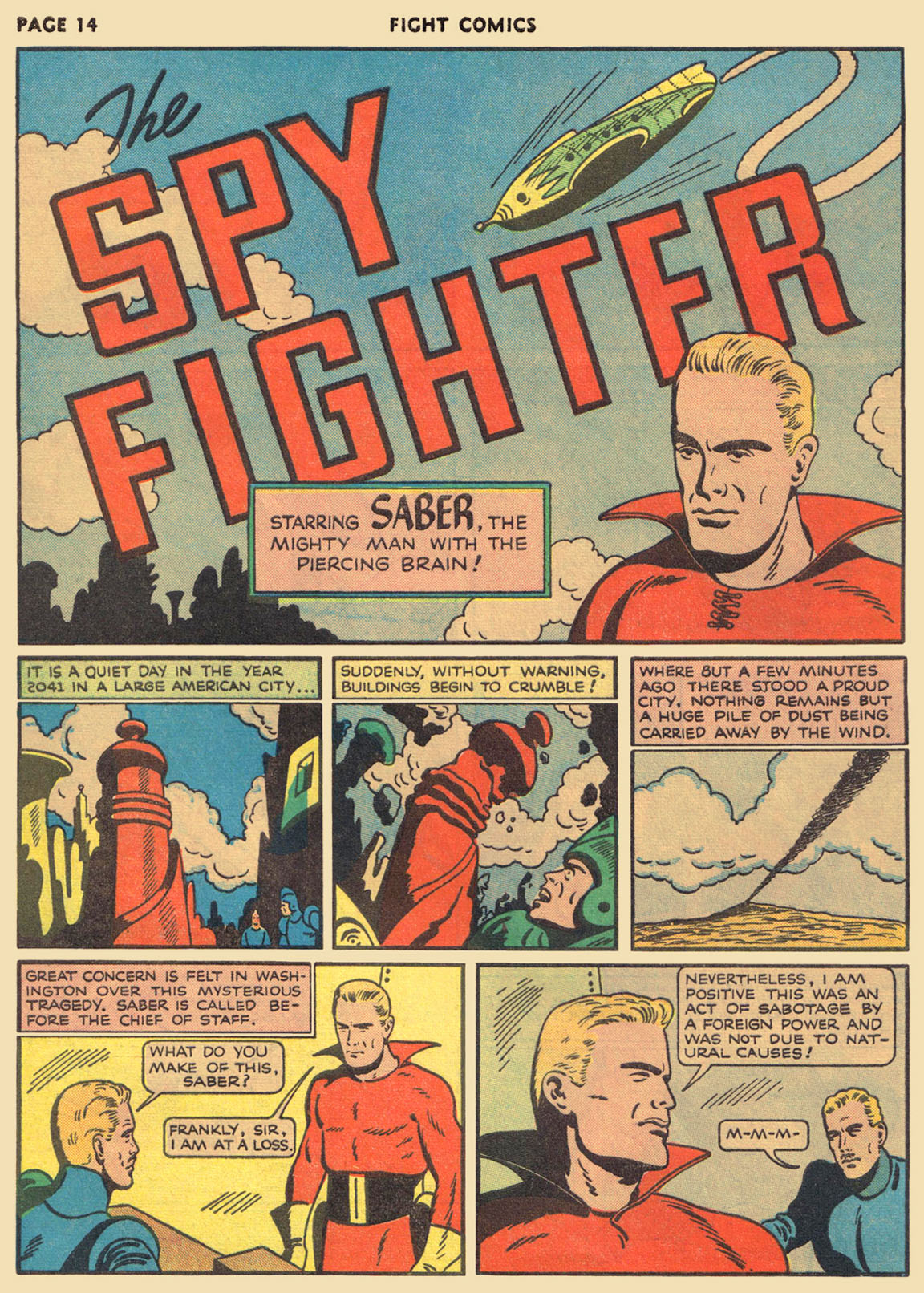 Read online Fight Comics comic -  Issue #12 - 16