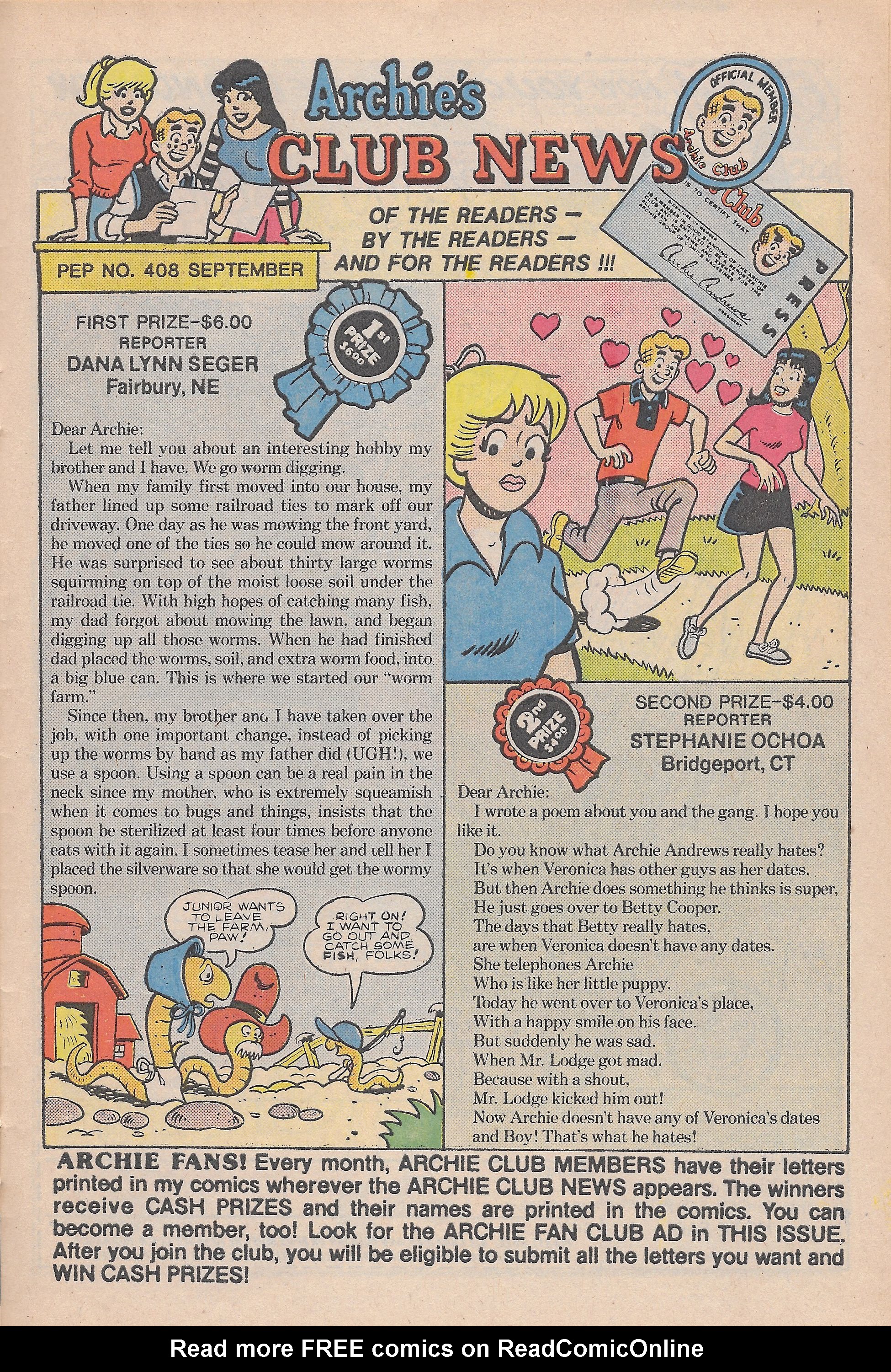 Read online Pep Comics comic -  Issue #408 - 27