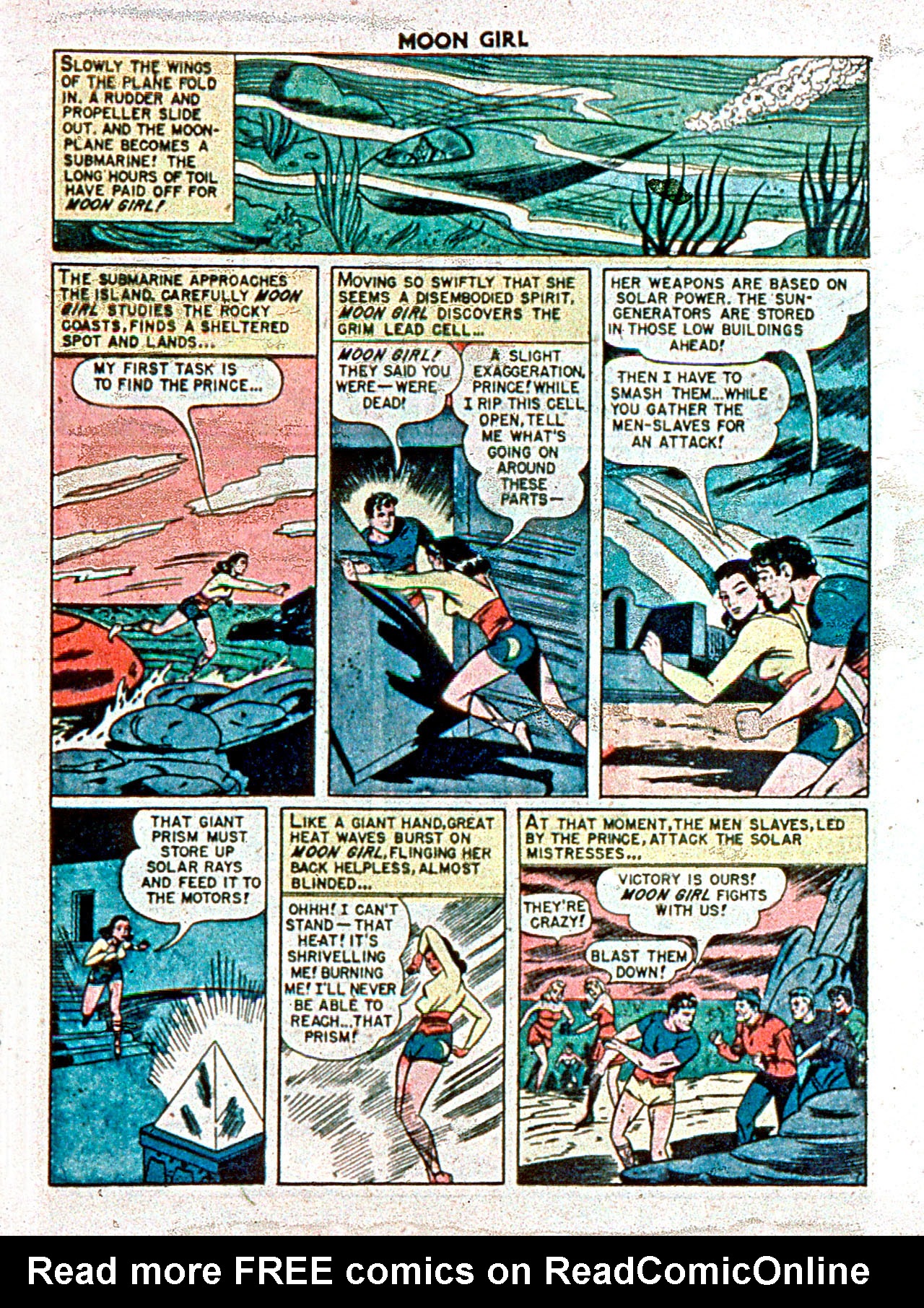 Read online Moon Girl (1947) comic -  Issue #5 - 9