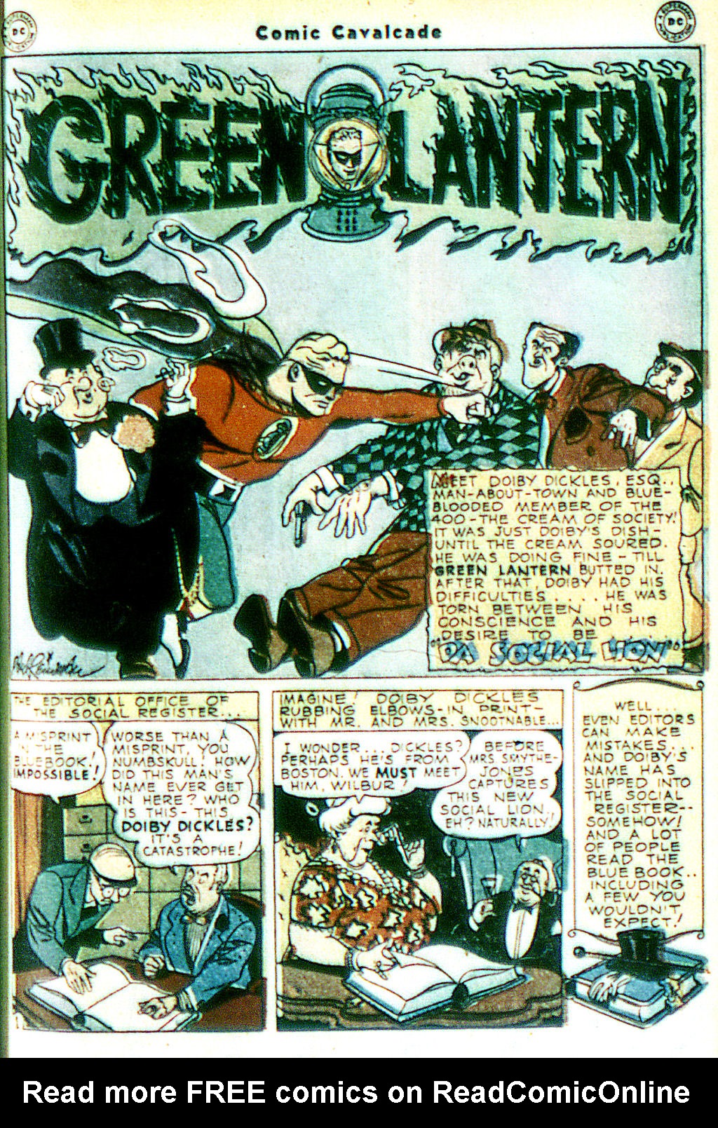 Read online Comic Cavalcade comic -  Issue #17 - 62