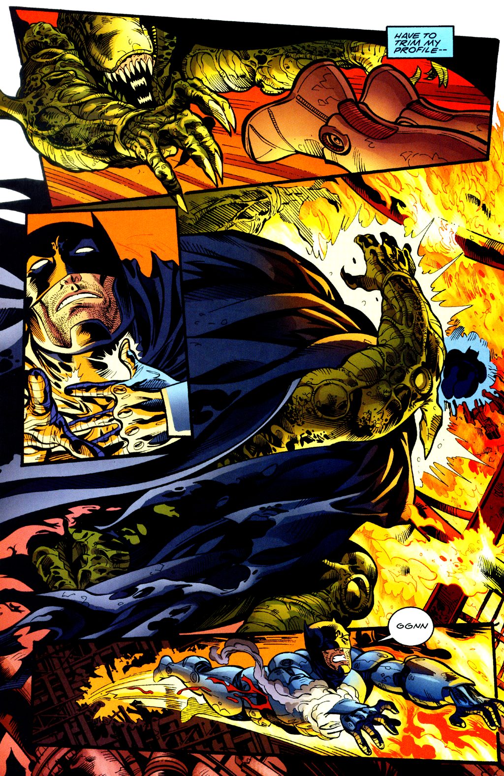 Read online Batman/Aliens II comic -  Issue #3 - 42