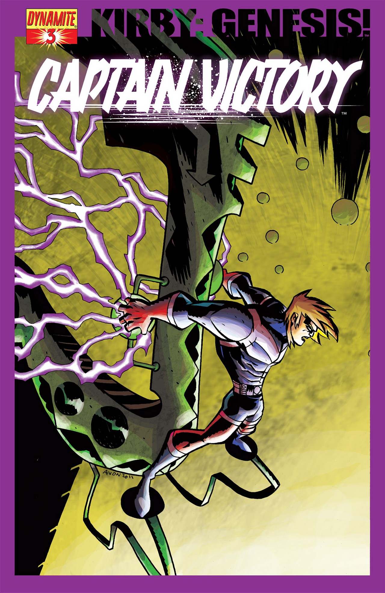 Read online Kirby: Genesis - Captain Victory comic -  Issue #3 - 2
