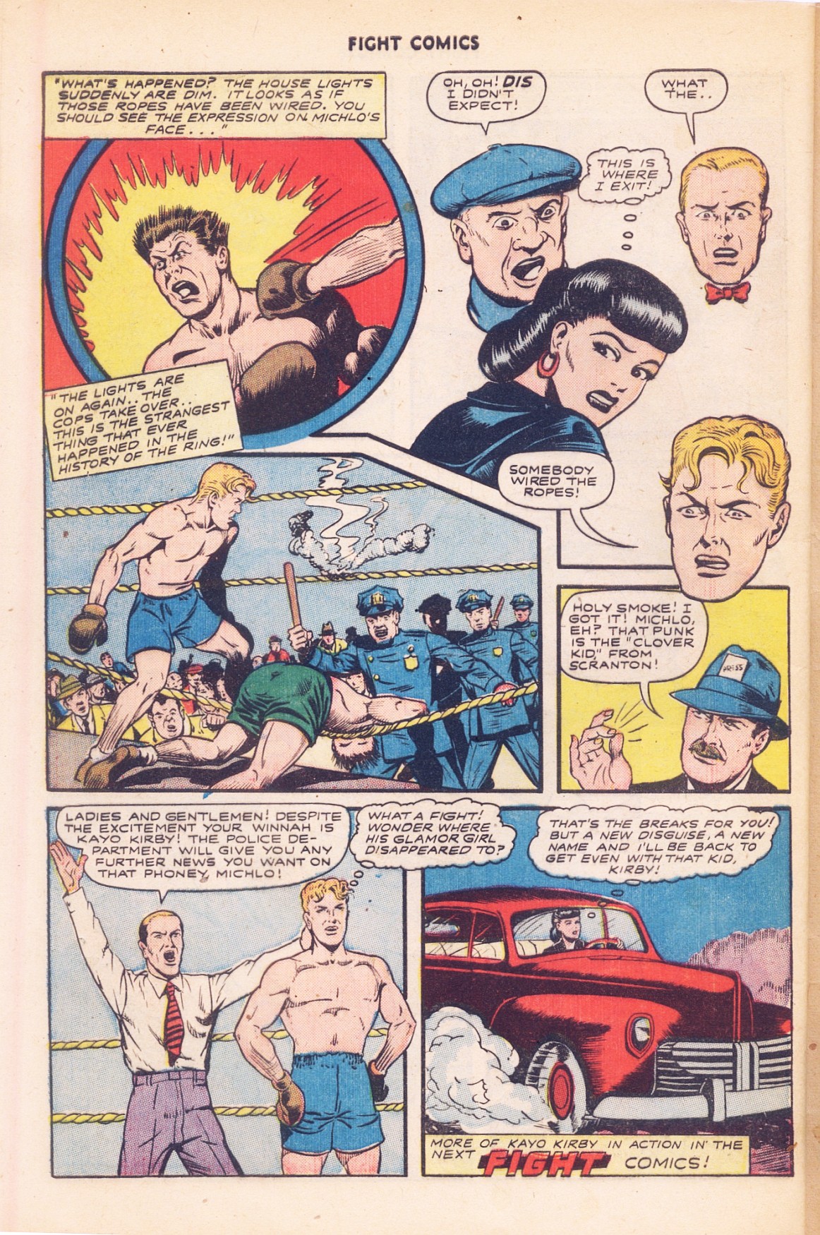 Read online Fight Comics comic -  Issue #38 - 40