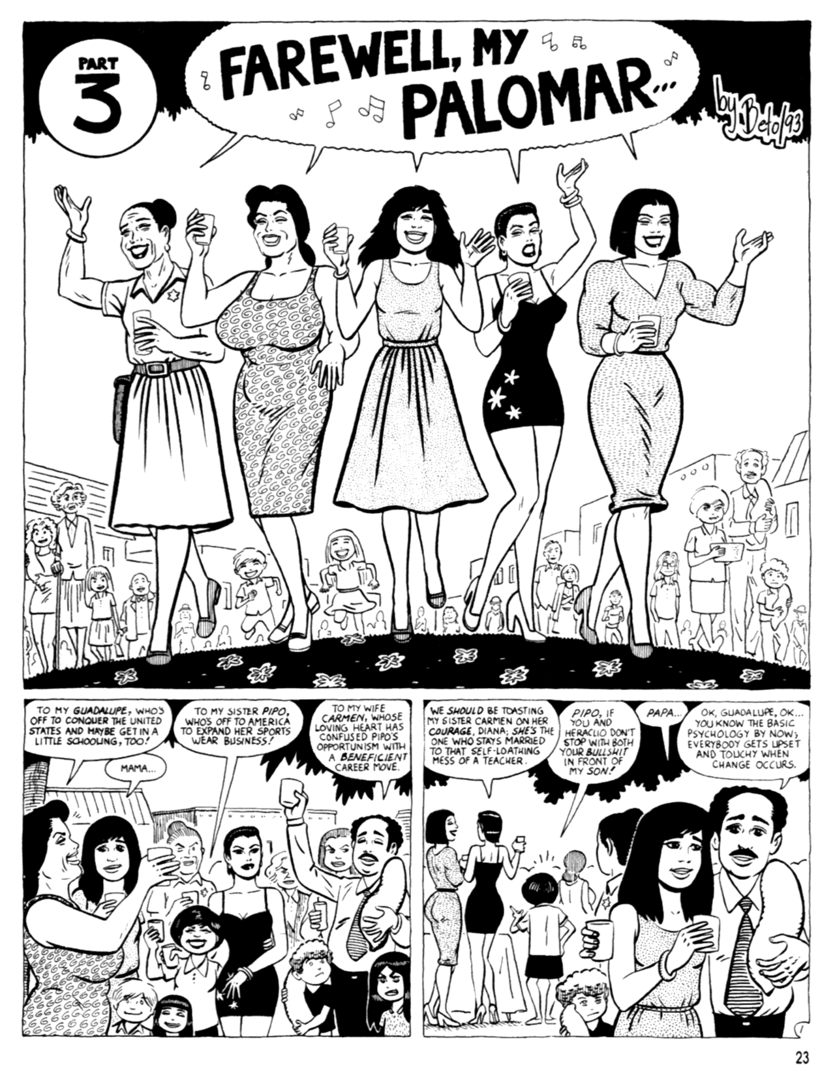 Read online Love and Rockets (1982) comic -  Issue #42 - 25