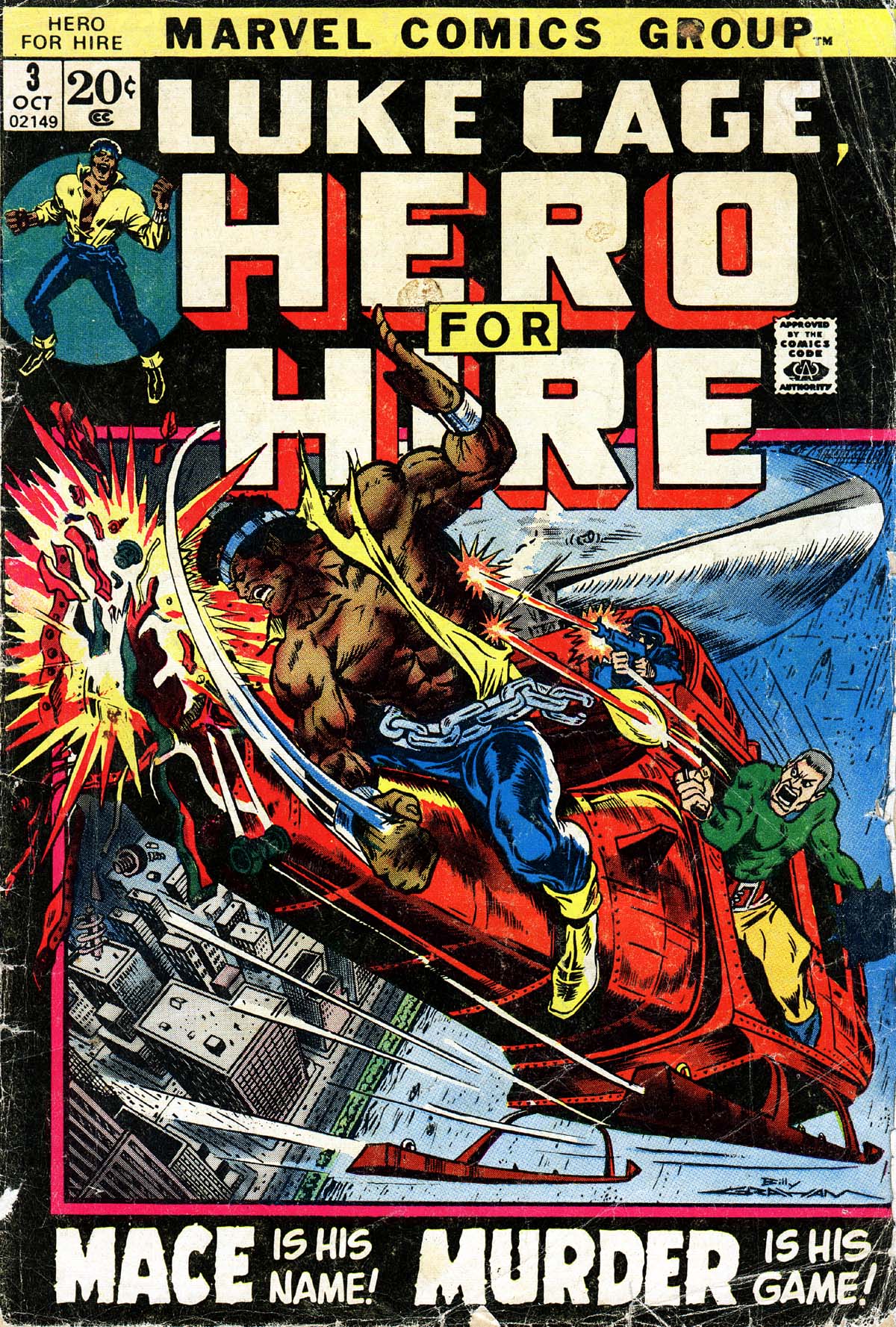 Read online Hero for Hire comic -  Issue #3 - 1