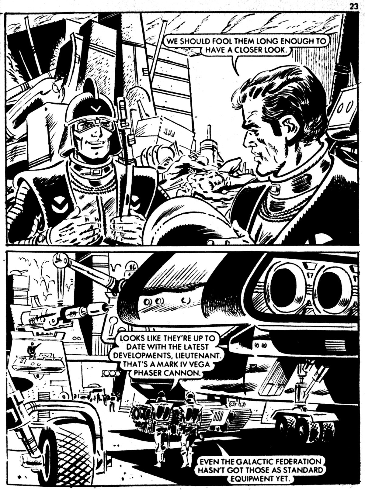 Read online Starblazer comic -  Issue #17 - 23