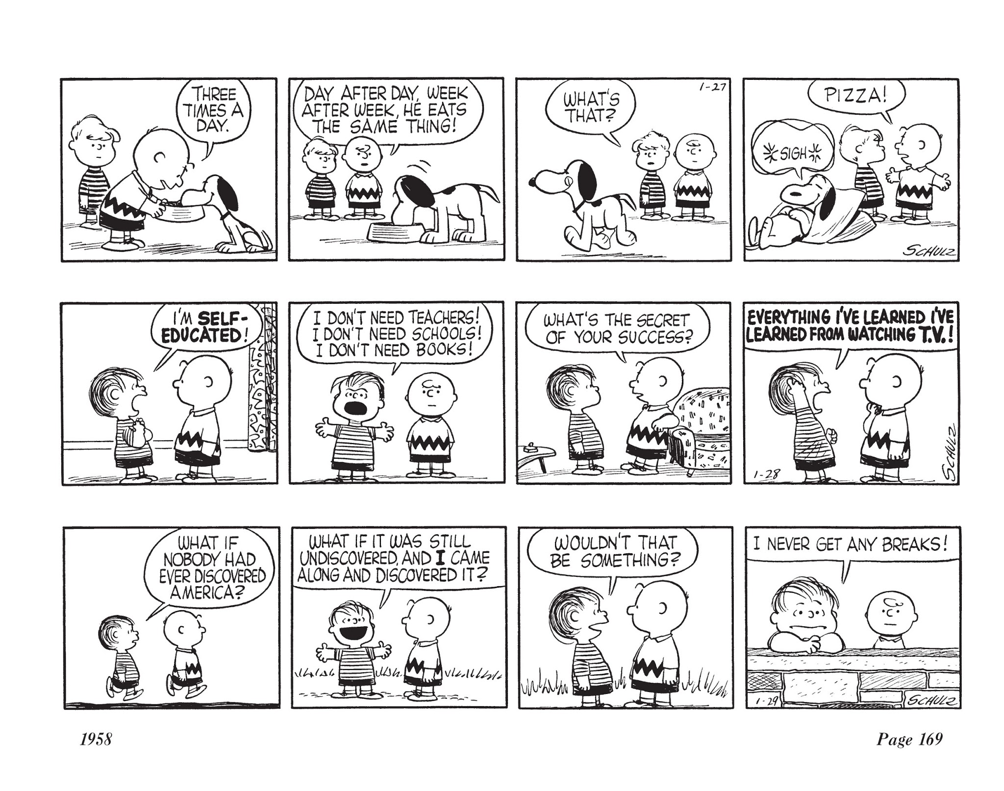 Read online The Complete Peanuts comic -  Issue # TPB 4 - 183