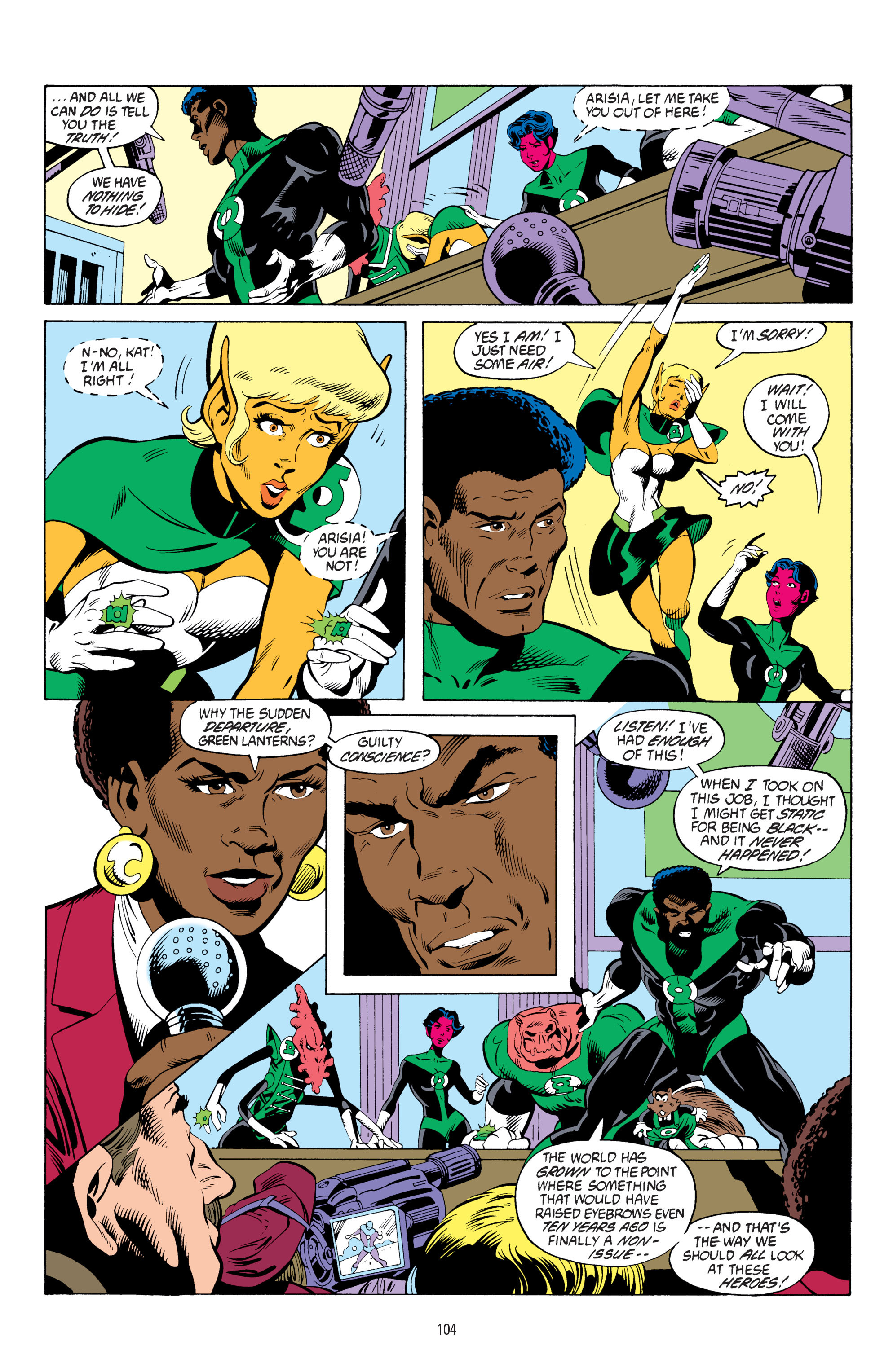 Read online Tales of the Green Lantern Corps comic -  Issue # _TPB 3 - 105