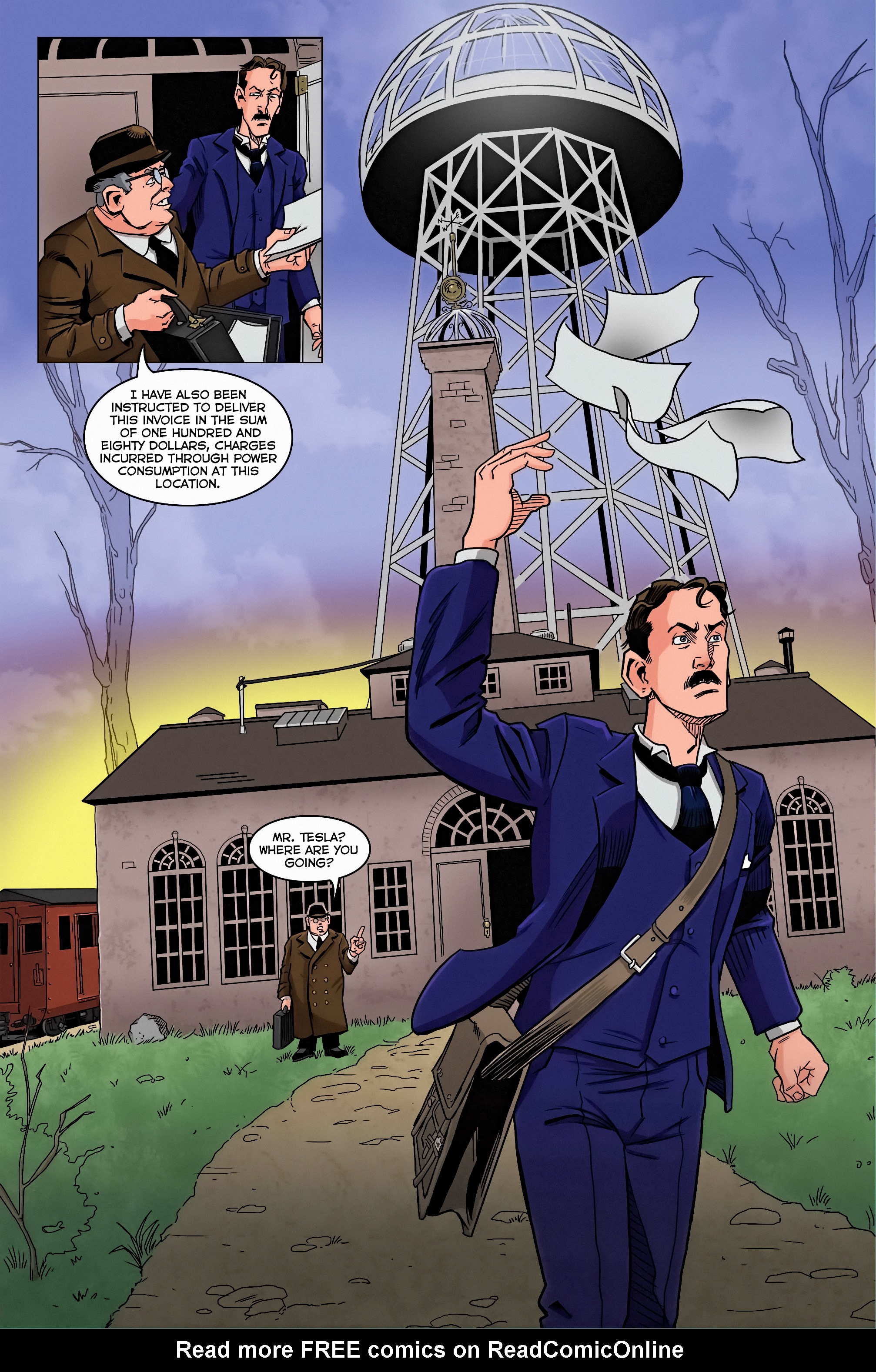 Read online Herald: Lovecraft and Tesla comic -  Issue #1 - 9
