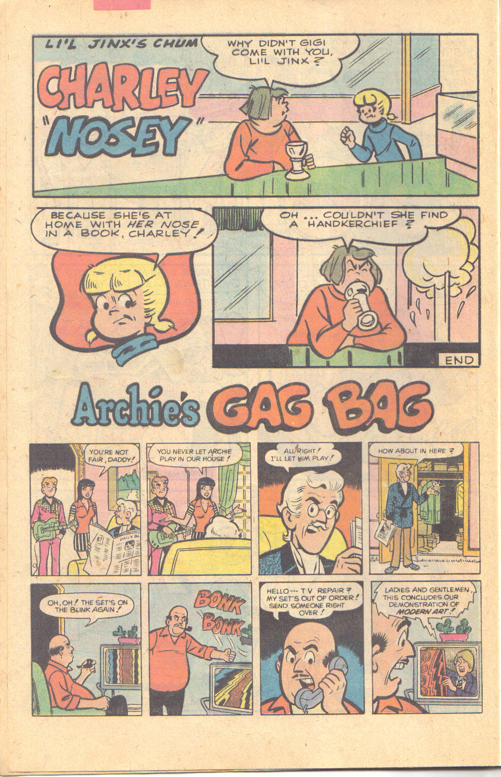 Read online Archie's TV Laugh-Out comic -  Issue #70 - 8