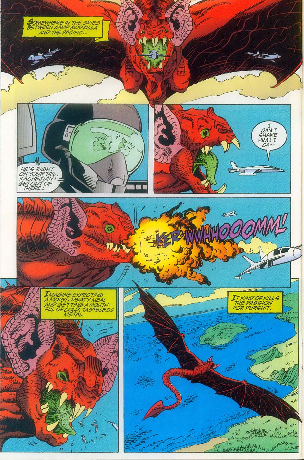 Read online Godzilla (1995) comic -  Issue #4 - 10