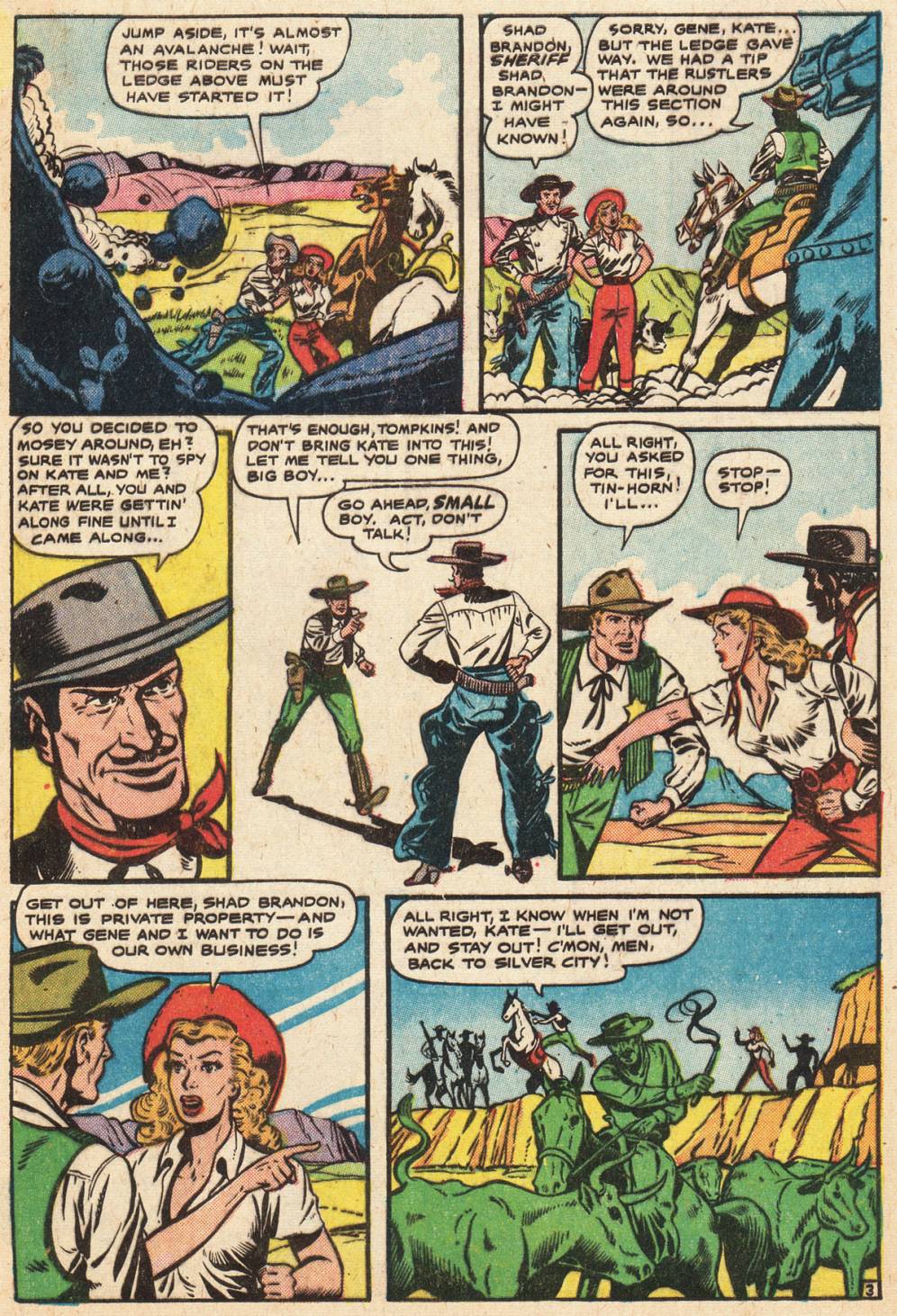 Read online Cowgirl Romances (1950) comic -  Issue #5 - 5