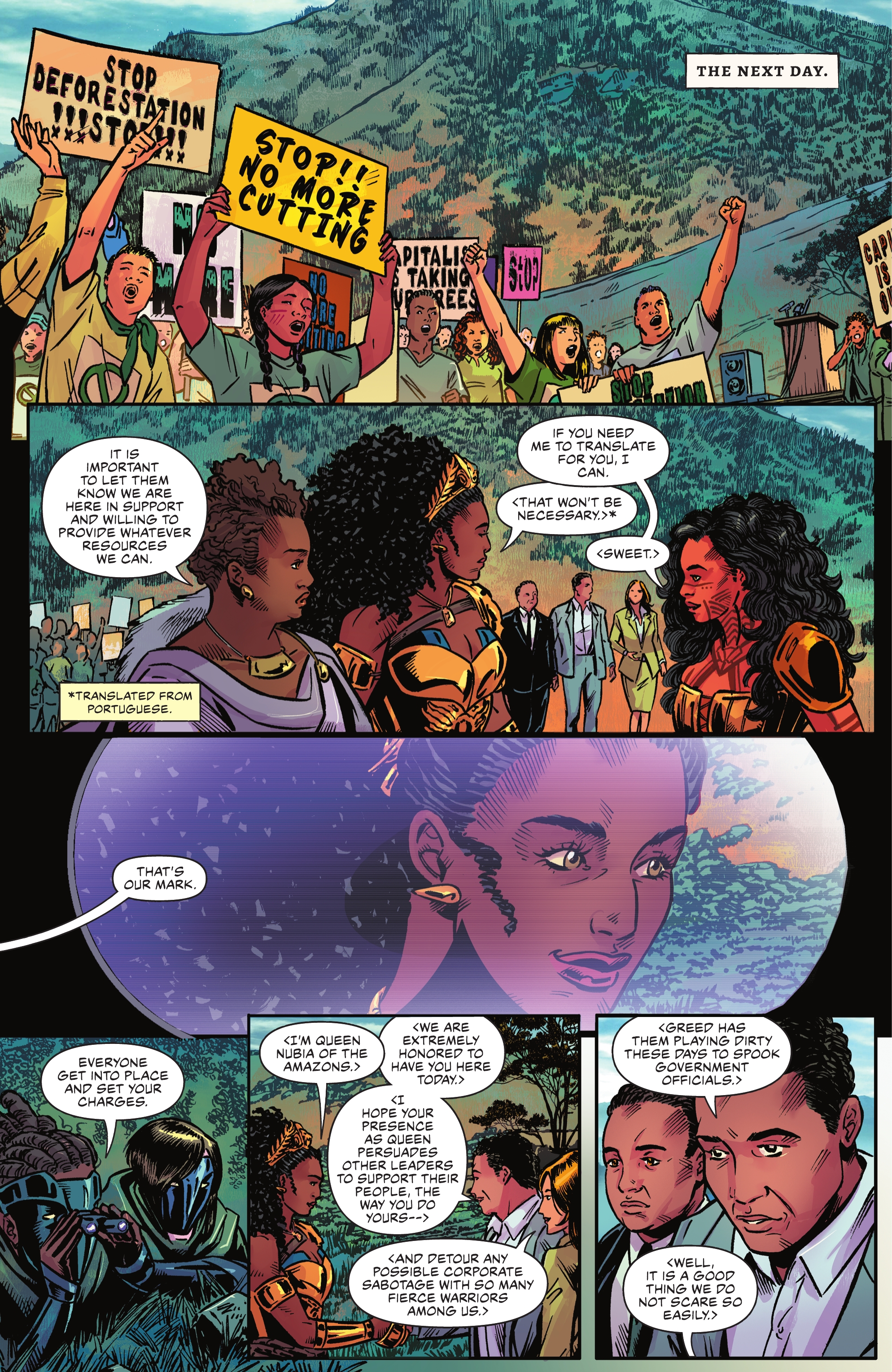 Read online Nubia: Queen of the Amazons comic -  Issue #1 - 21